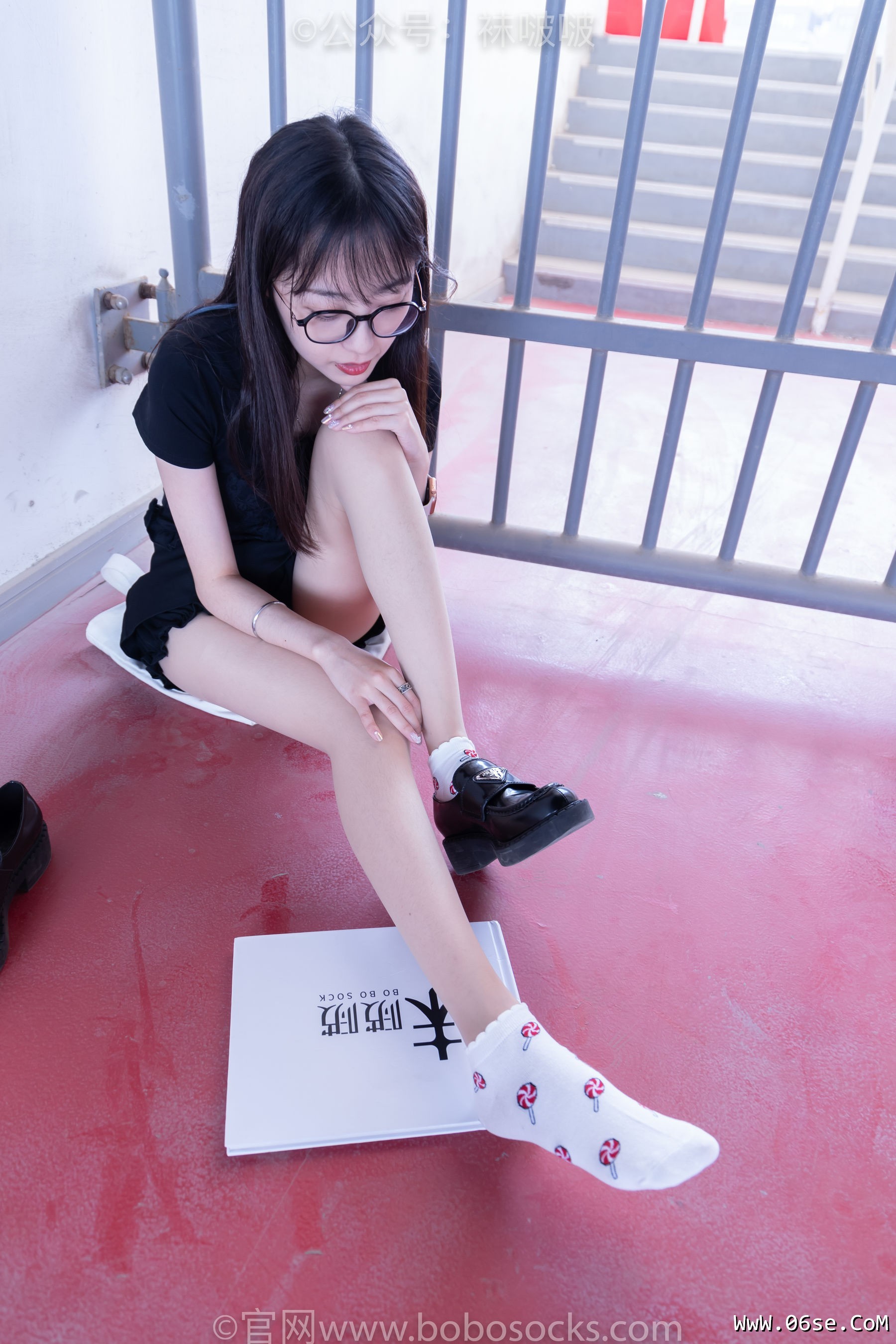 图片[50]-BoBoSocks袜啵啵 No.030 稚予- 皮鞋、短白棉袜、肉丝[141P]-六色网