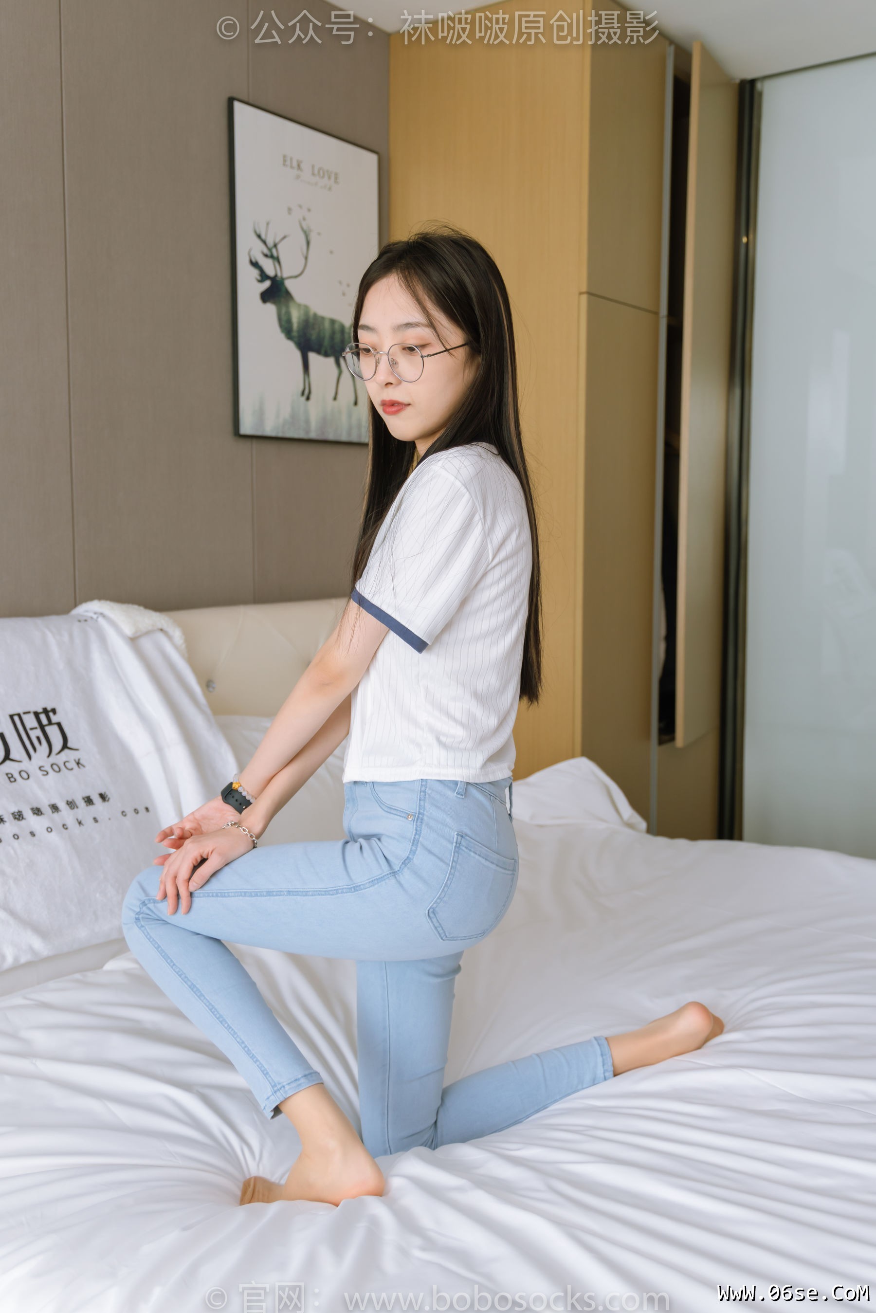 图片[125]-BoBoSocks袜啵啵 No.161 稚予-贝壳头板鞋、肉丝、裤里丝[140P]-六色网