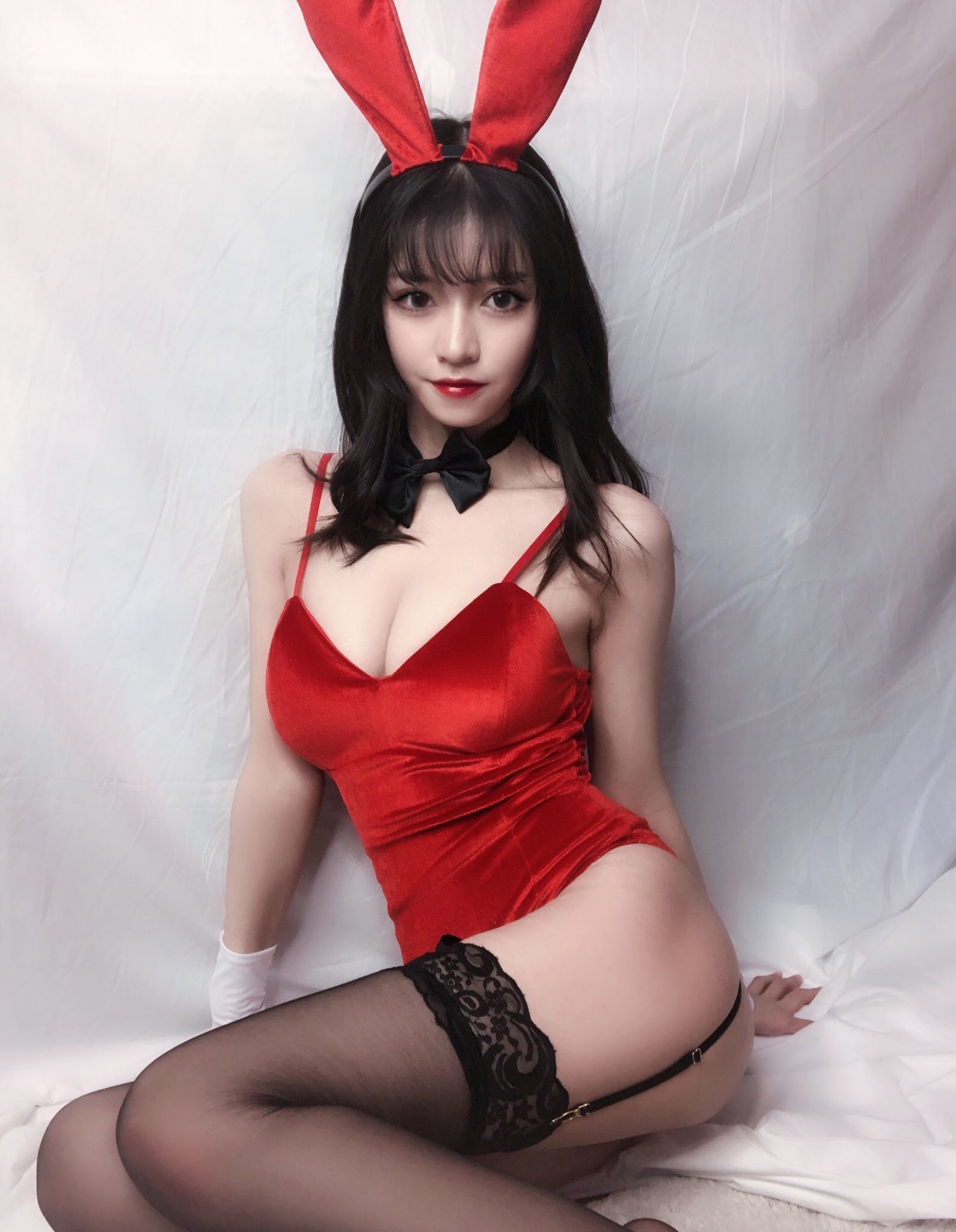 图片[14]-銘銘Kizami 红丝绒兔女郎[64P]-六色网