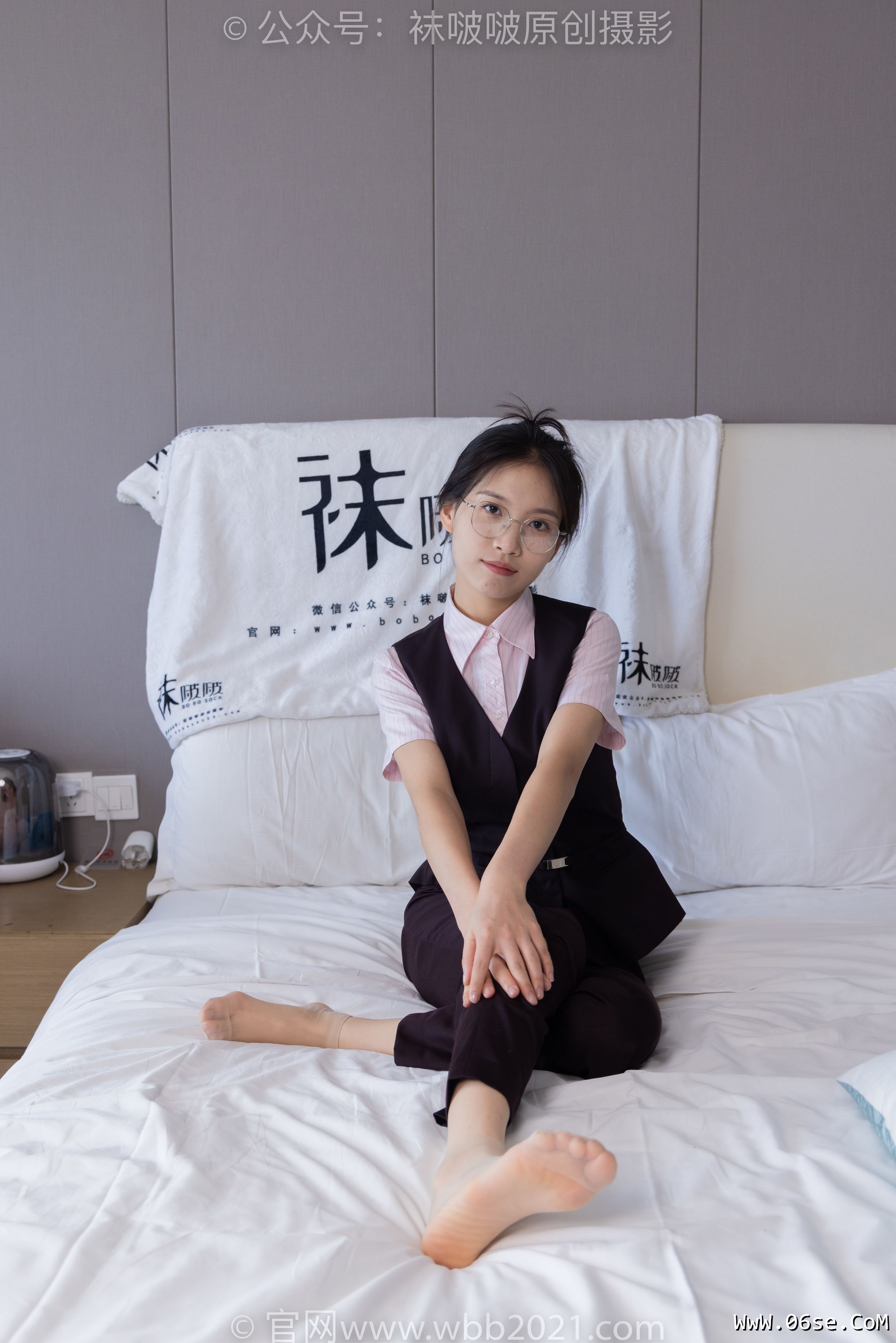 图片[13]-BoBoSocks袜啵啵 No.271 芝士 -平底鞋、短肉丝、银行制服[146P]-六色网