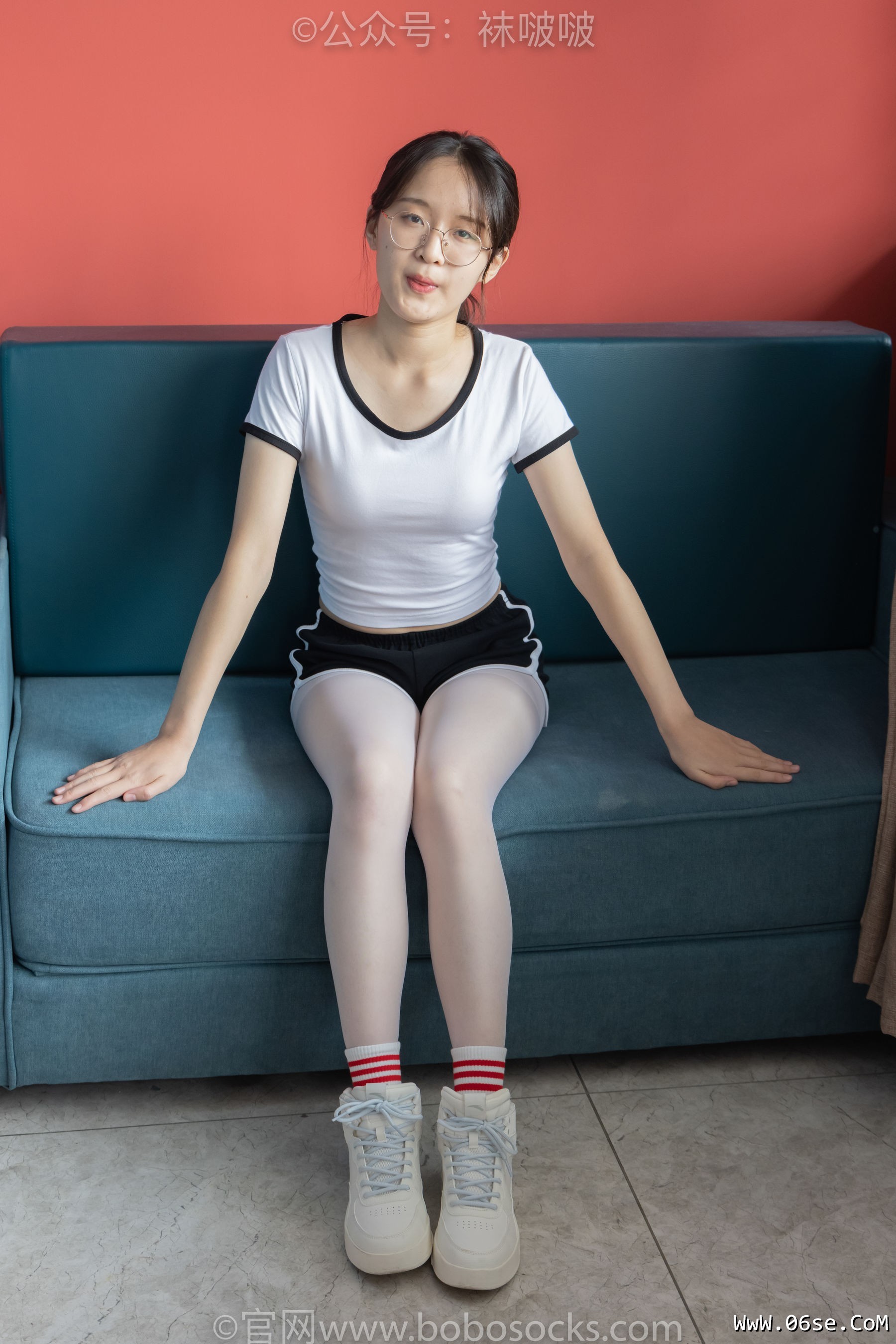 图片[11]-BoBoSocks袜啵啵 积分限定作品004 熊熊-板鞋、白棉袜、白丝[139P]-六色网