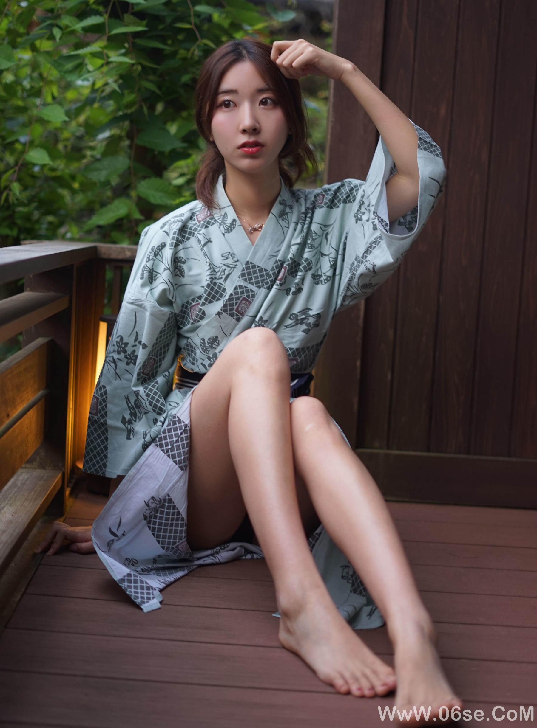 图片[3]-人气Coser黑川 温泉浴衣[13P]-六色网