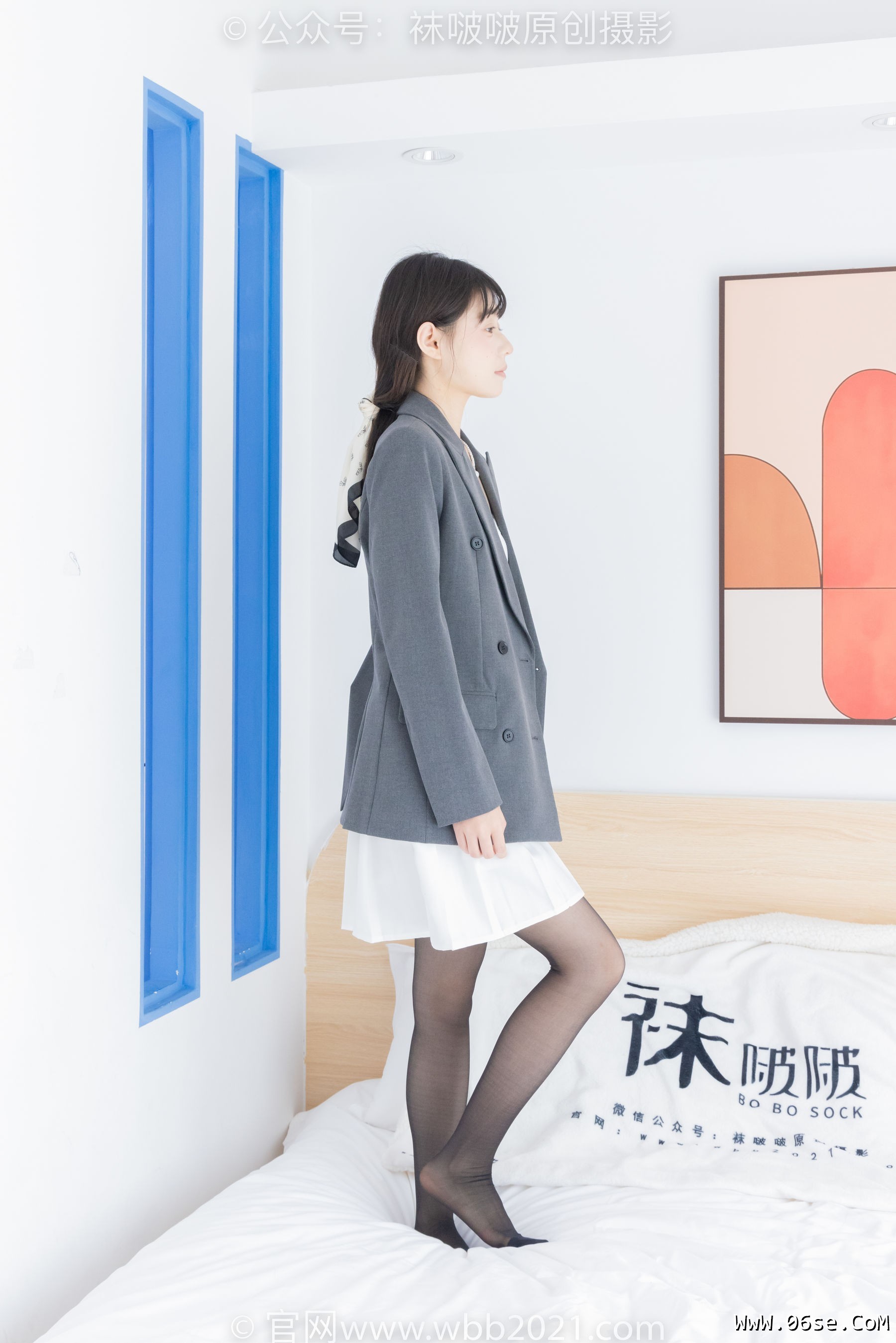 图片[121]-BoBoSocks袜啵啵 No.404 糯米 -板鞋、黑丝、ol风[145P]-六色网