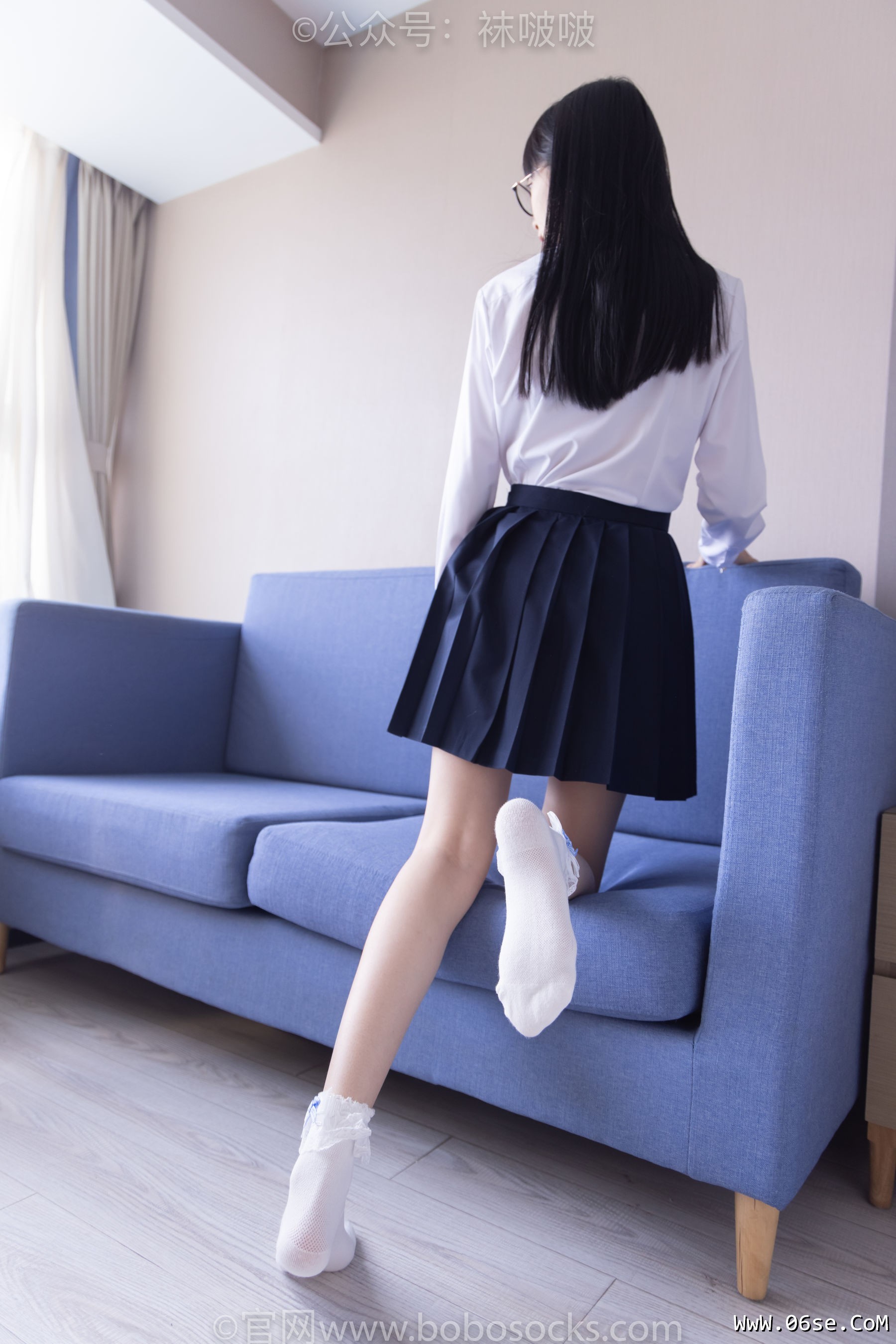 图片[40]-BoBoSocks袜啵啵 No.070 稚予-皮鞋、拖鞋、过膝袜、白棉袜[148P]-六色网