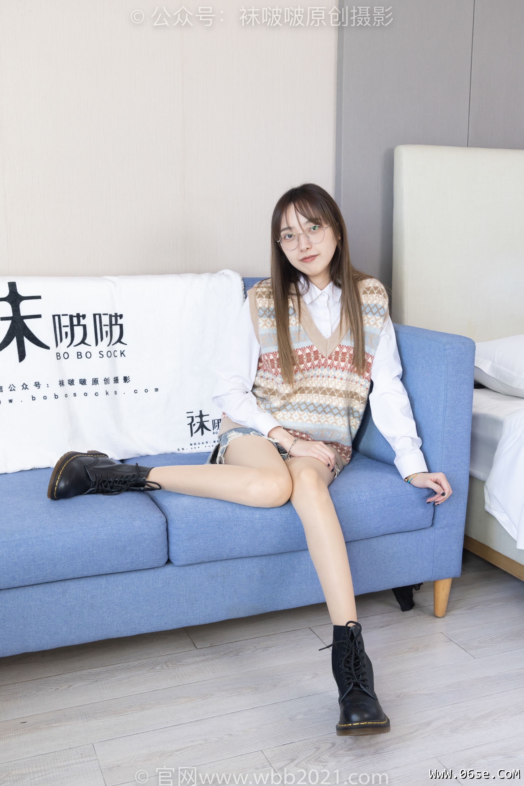 图片[118]-BoBoSocks袜啵啵 No.316 稚予 -运动鞋、马丁靴、肉丝[160P]-六色网