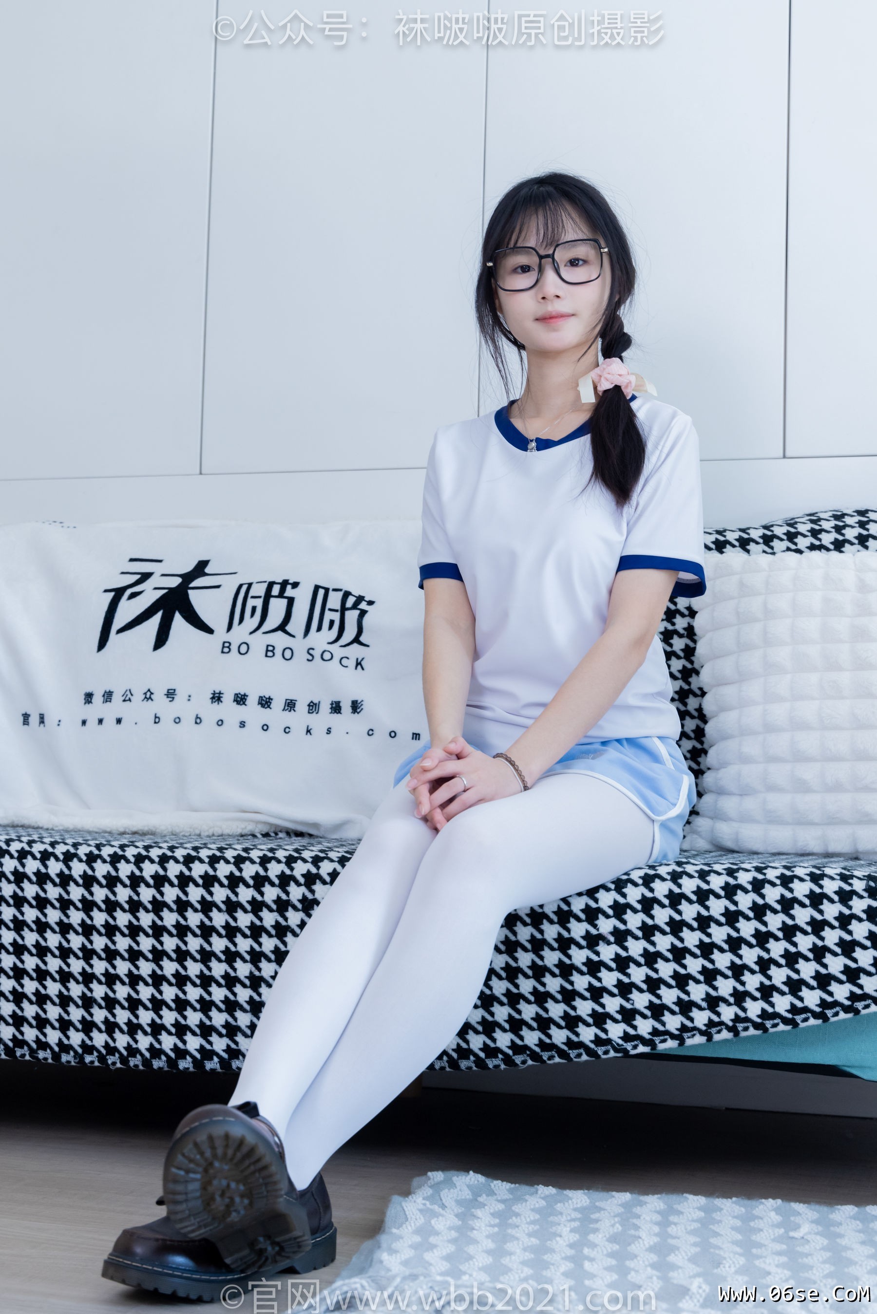 图片[55]-BoBoSocks袜啵啵 No.325 甜甜圈 -皮鞋、厚白丝[145P]-六色网