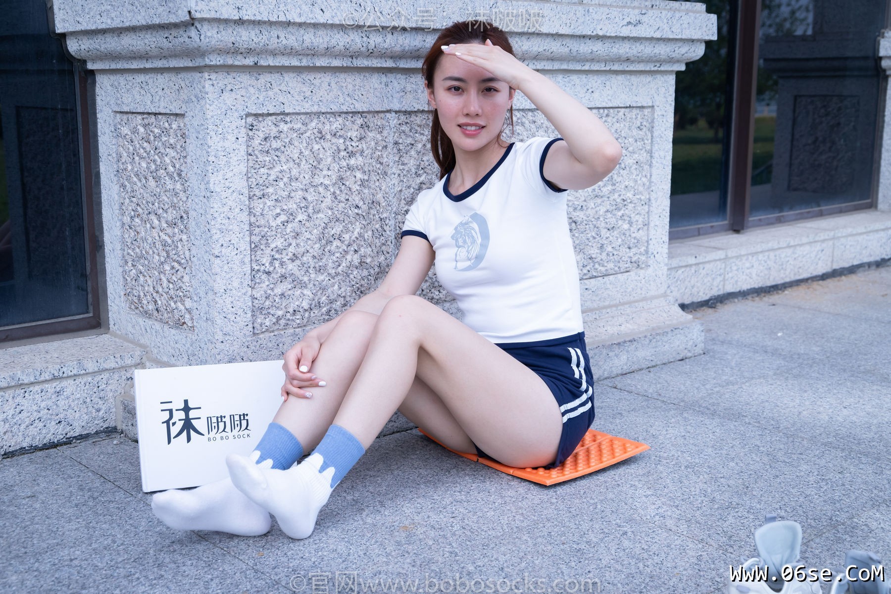 图片[60]-BoBoSocks袜啵啵 No.028 小米-运动鞋、白棉袜、裸足[133P]-六色网