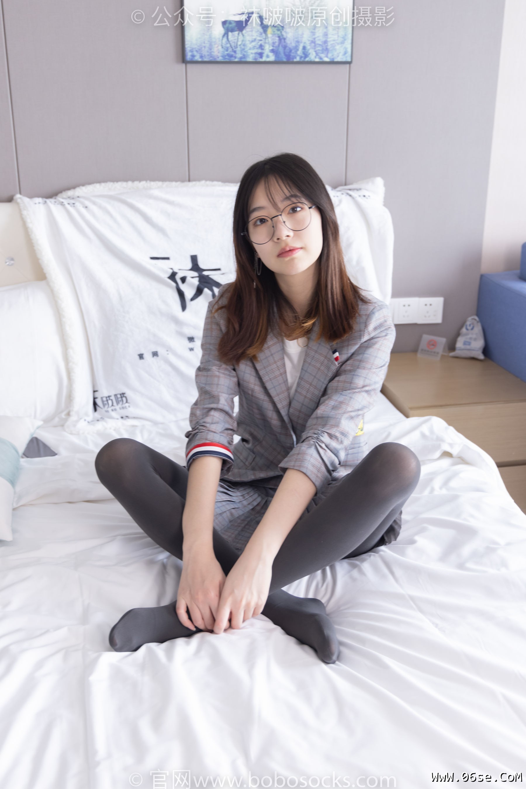 图片[47]-BoBoSocks袜啵啵 No.210 小甜豆 -皮鞋、厚灰丝、ol装[140P]-六色网