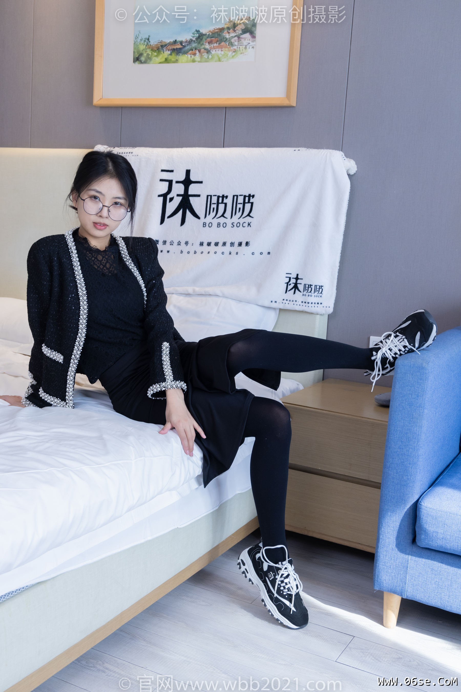 图片[25]-BoBoSocks袜啵啵 No.378 奶油 -短靴、运动鞋、厚黑丝、厚灰丝[190P]-六色网