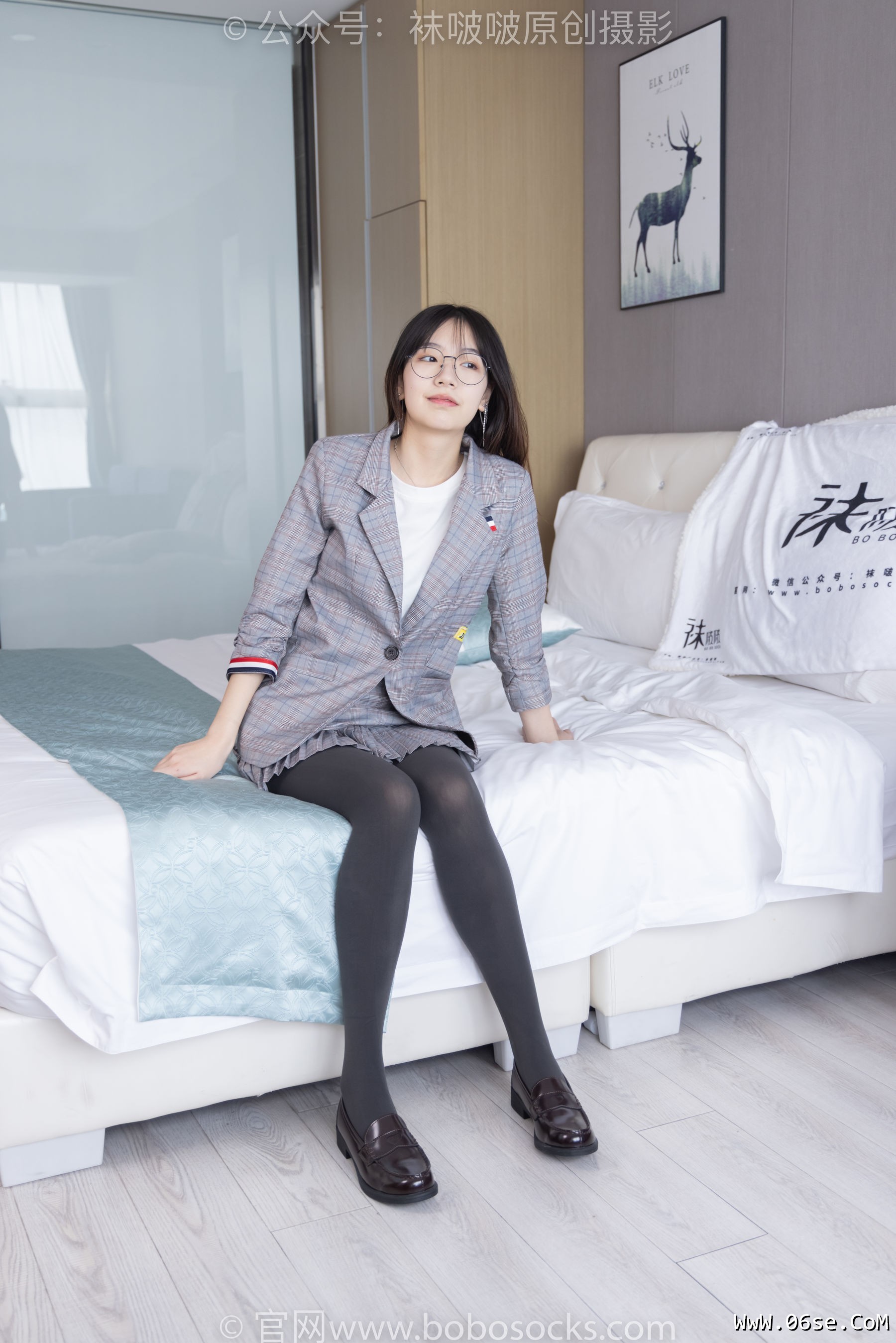 图片[75]-BoBoSocks袜啵啵 No.210 小甜豆 -皮鞋、厚灰丝、ol装[140P]-六色网