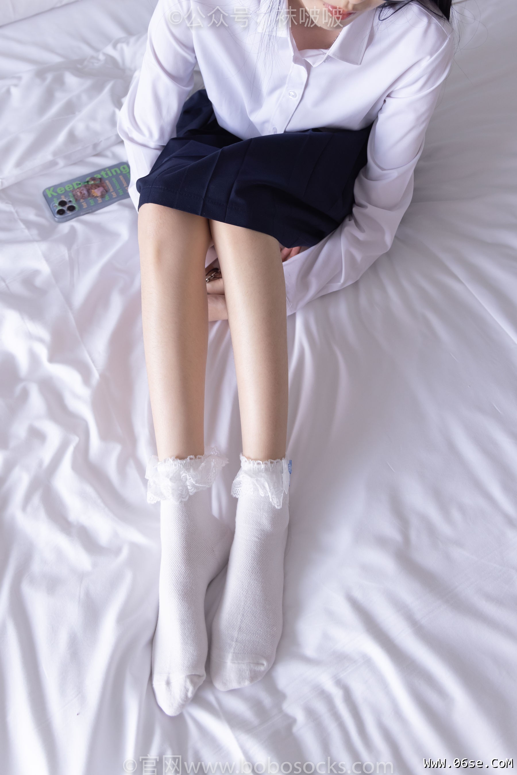 图片[76]-BoBoSocks袜啵啵 No.070 稚予-皮鞋、拖鞋、过膝袜、白棉袜[148P]-六色网