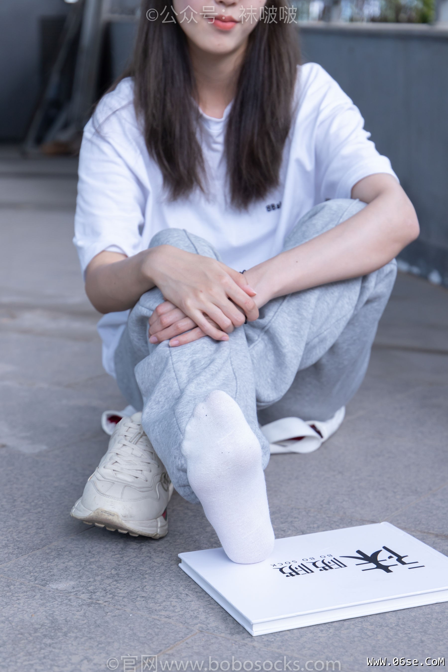 图片[59]-BoBoSocks袜啵啵 No.012 泡芙-运动鞋、白棉袜、裸足[132P]-六色网