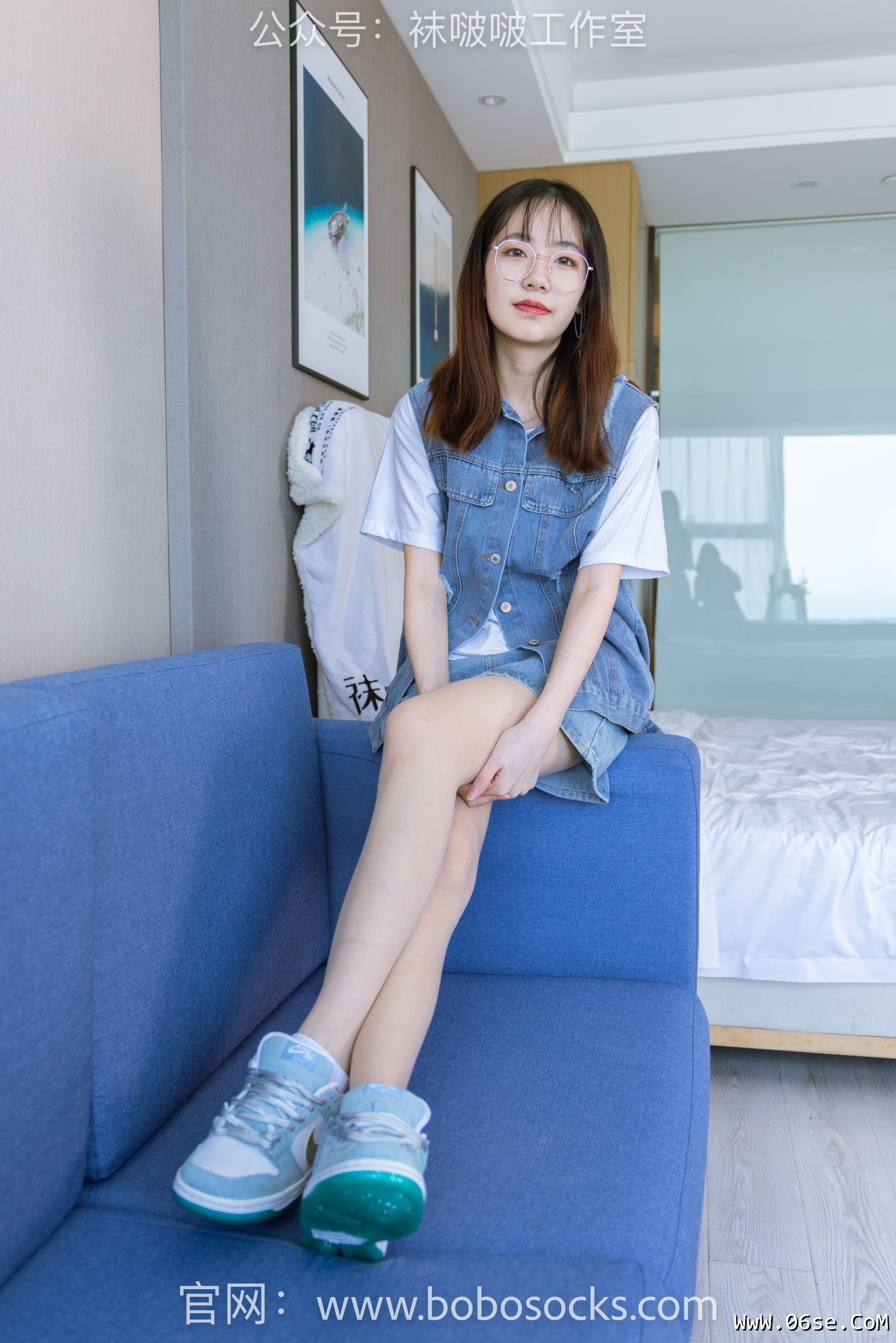 图片[66]-BoBoSocks袜啵啵 No.123 小甜豆-板鞋、白棉袜、肉丝[140P]-六色网