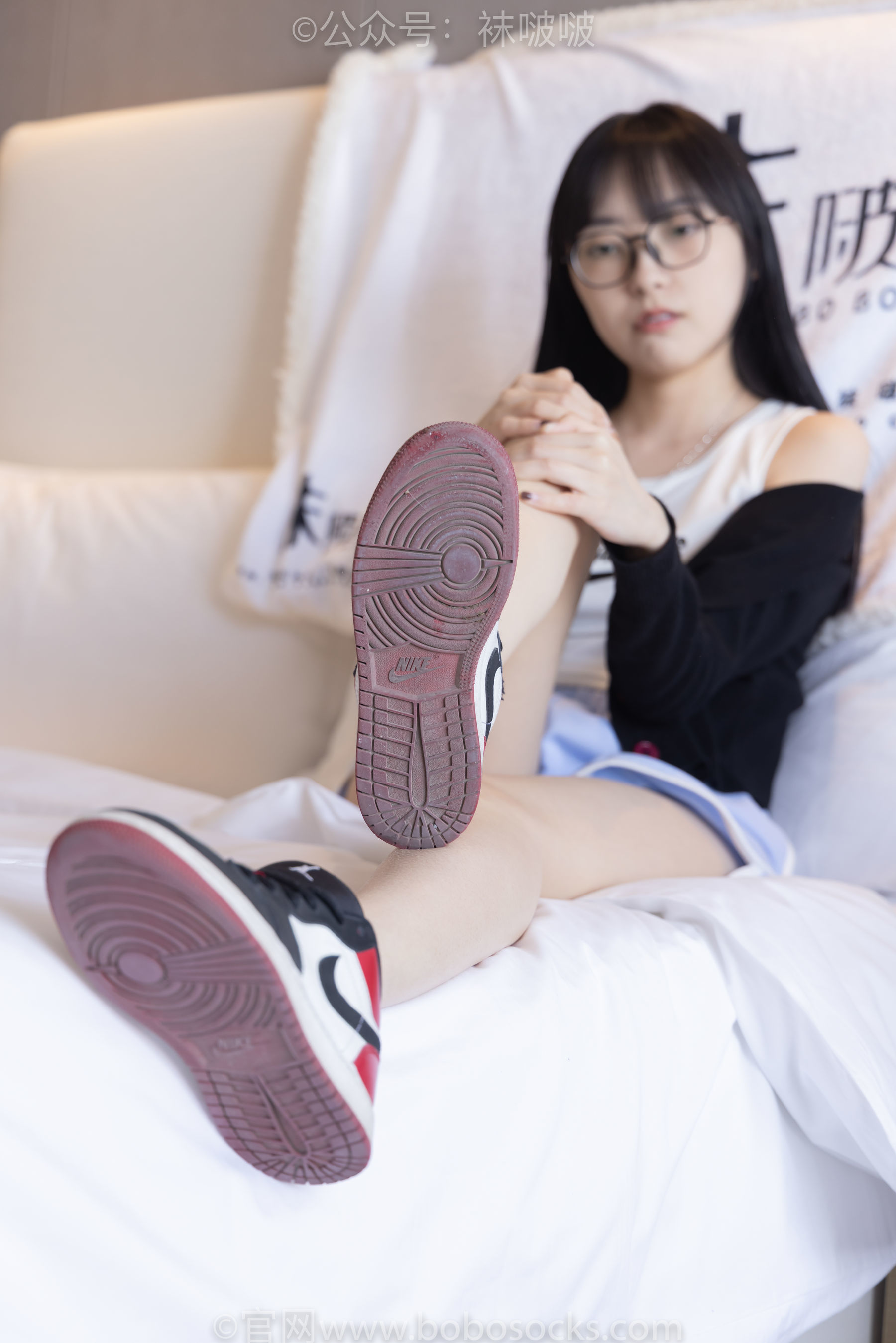 图片[108]-BoBoSocks袜啵啵 No.081 稚予- AJ、浅黄色短棉袜、浅蓝色短棉袜、裸足[145P]-六色网