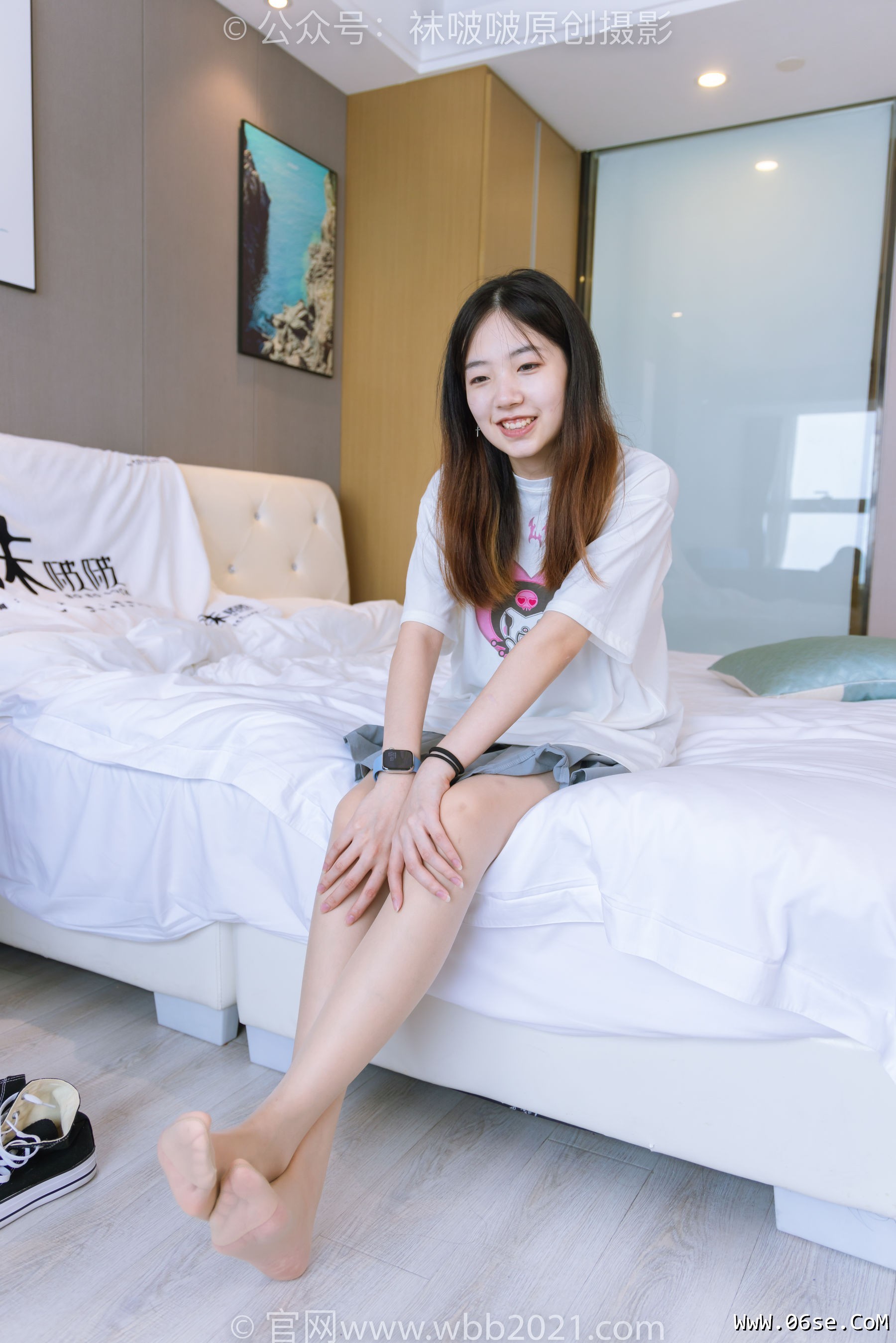 图片[28]-BoBoSocks袜啵啵 No.405 小甜豆 -匡威板鞋、肉丝[140P]-六色网