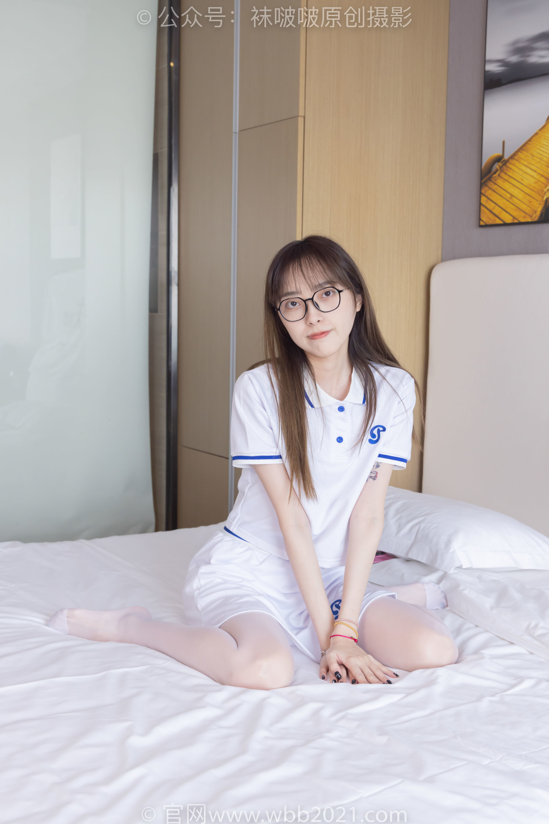 图片[20]-BoBoSocks袜啵啵 No.344 稚予 -板鞋、平底鞋、白丝[150P]-六色网