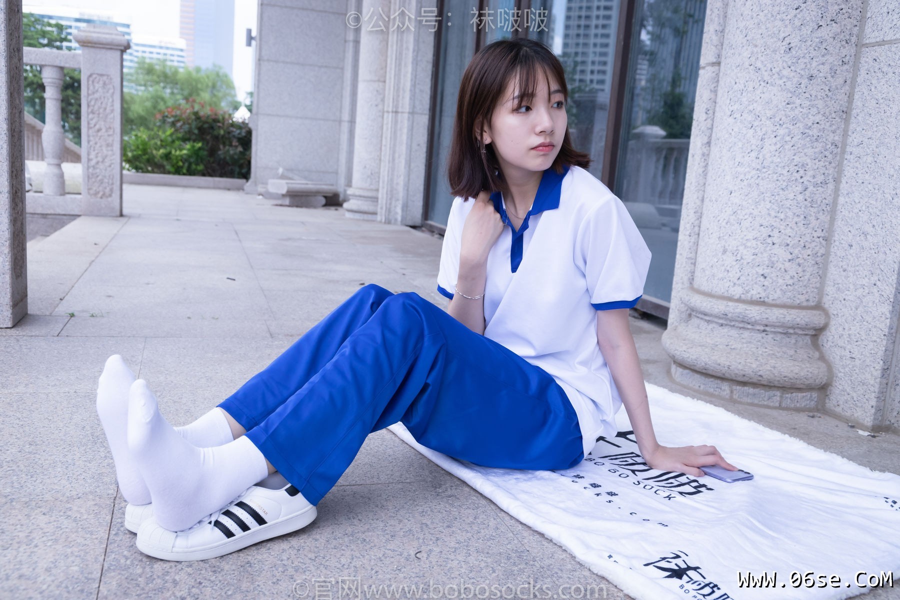 图片[51]-BoBoSocks袜啵啵 No.022 小甜豆-校服、贝壳头、白棉袜、肉丝[140P]-六色网