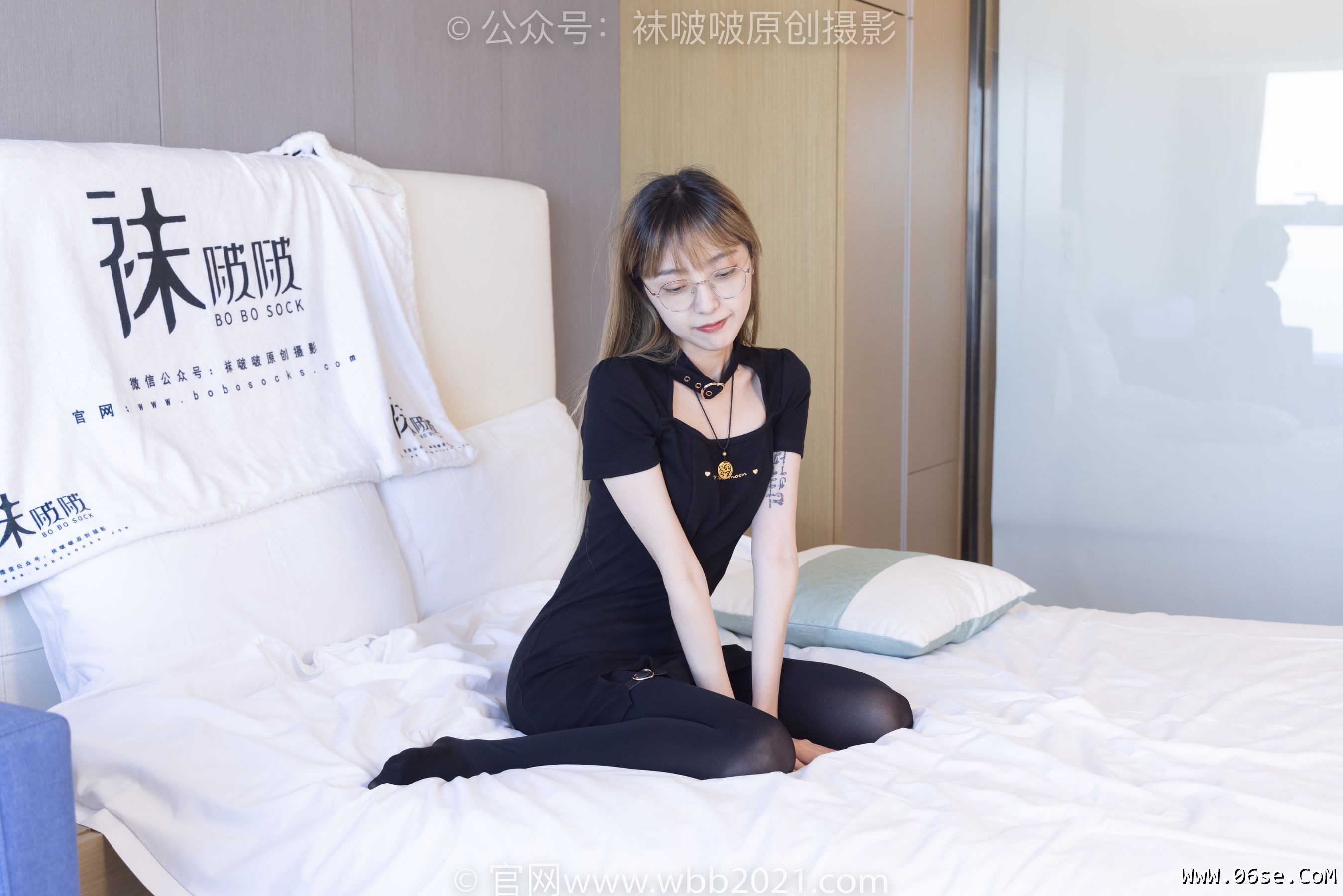 图片[28]-BoBoSocks袜啵啵 No.270 稚予 -高跟鞋、皮鞋、厚黑丝、黑色大腿棉袜[149P]-六色网