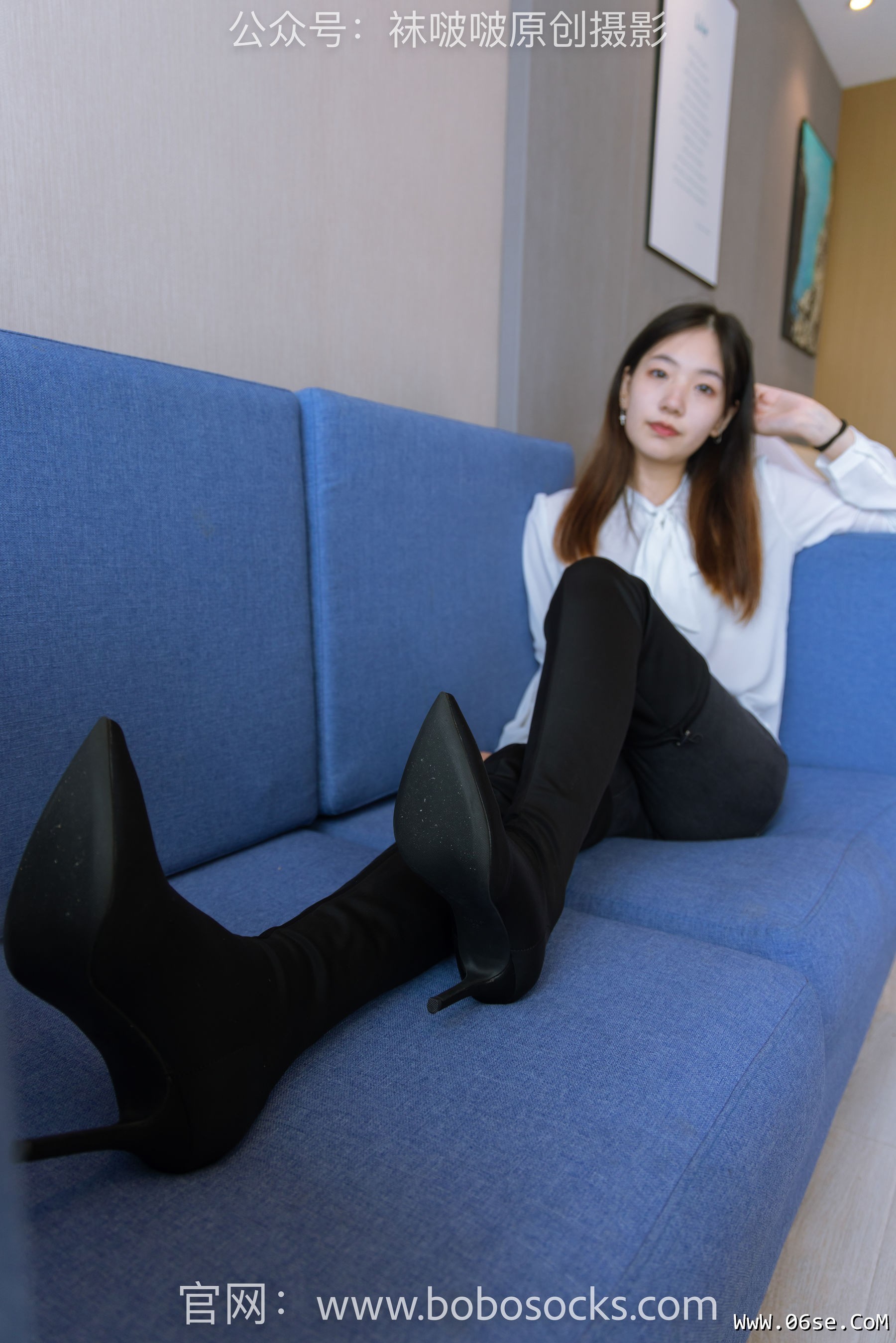 图片[58]-BoBoSocks袜啵啵 No.158 小甜豆-高跟长靴、白棉袜、裸足[136P]-六色网