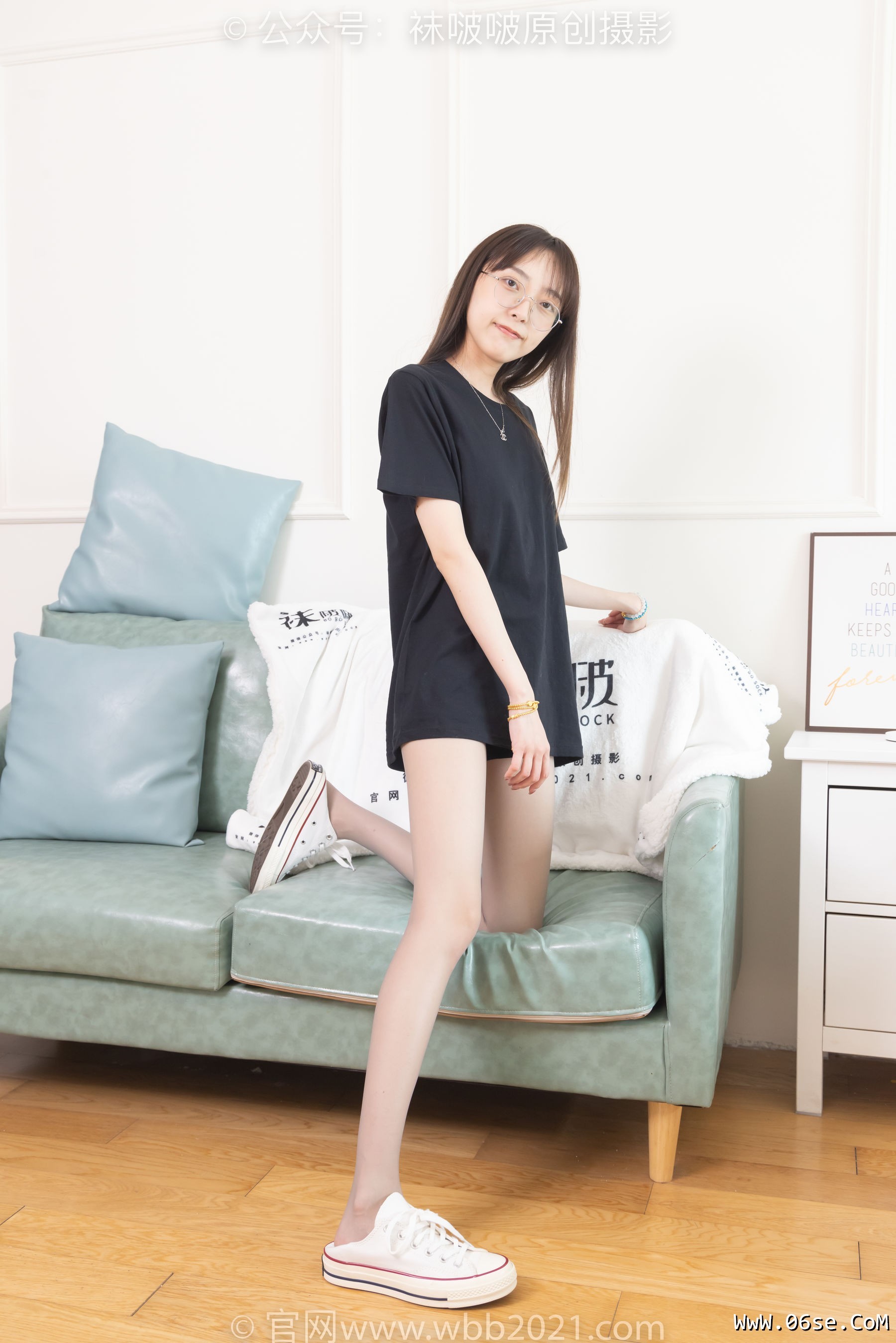 图片[81]-BoBoSocks袜啵啵 No.379 稚予 -板鞋、灰丝[140P]-六色网