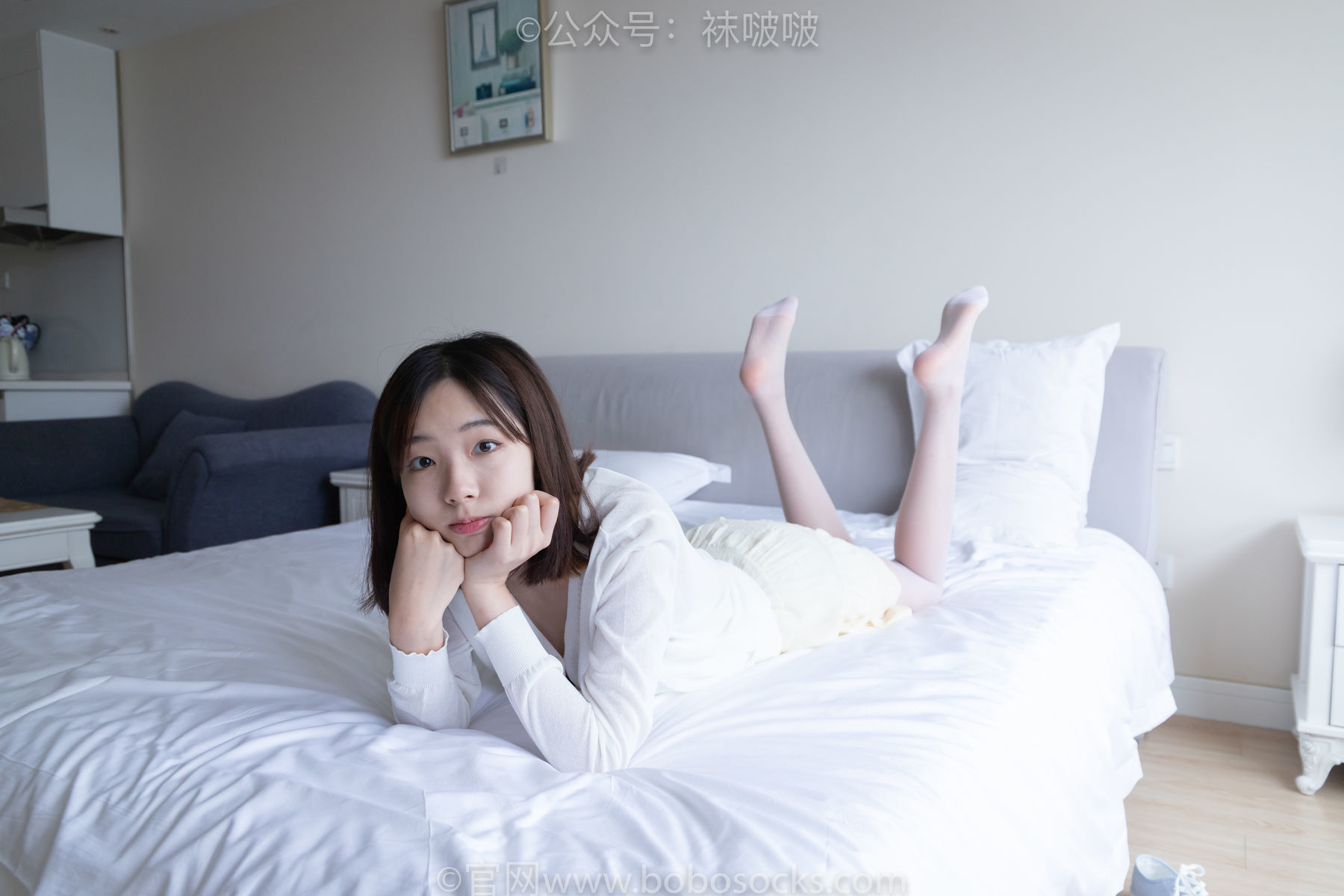 图片[89]-BoBoSocks袜啵啵 No.005 小甜豆-帆布鞋、薄白丝[133P]-六色网