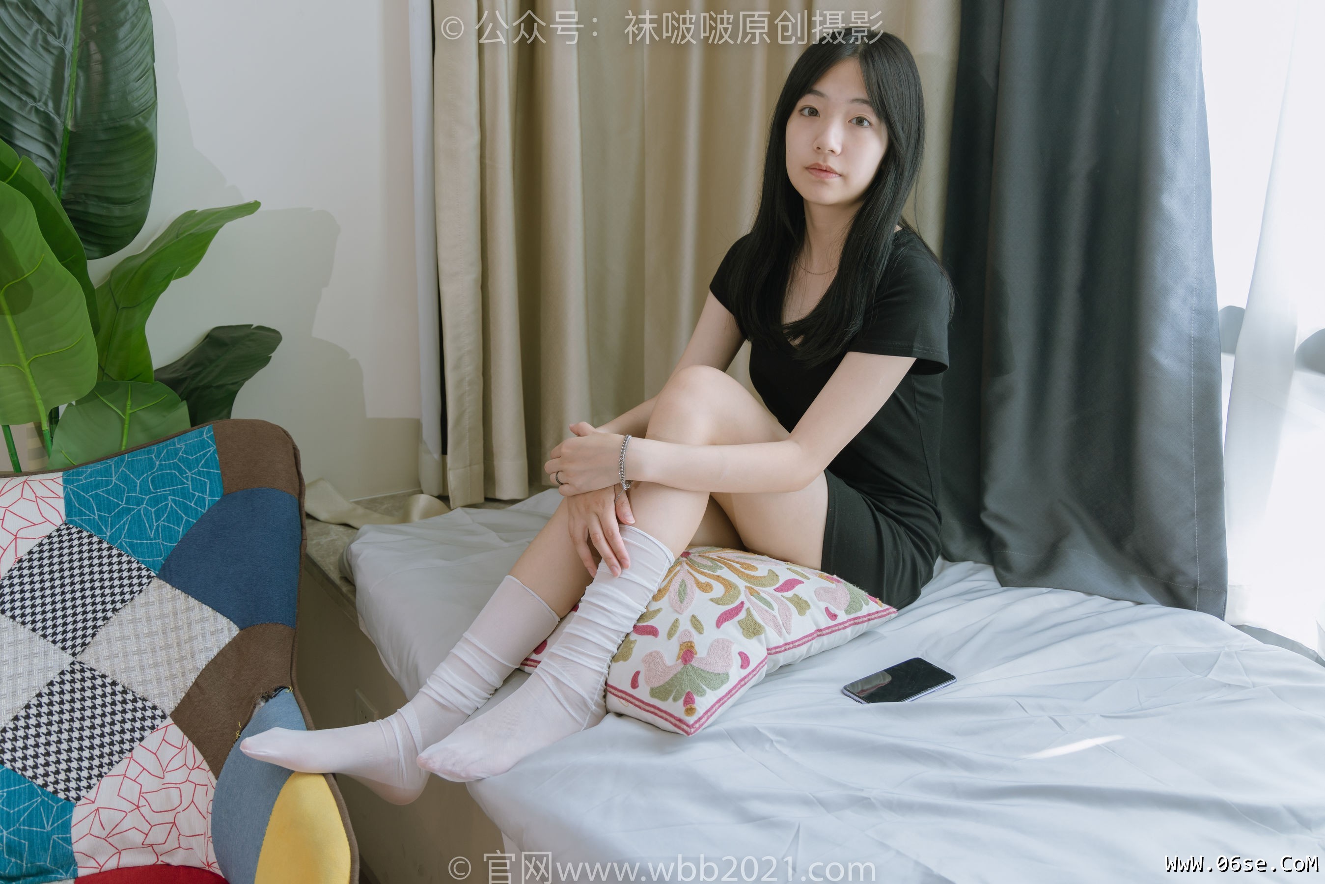 图片[139]-BoBoSocks袜啵啵 No.363 小甜豆 -两双平底鞋、黑色船袜、裸足[140P]-六色网