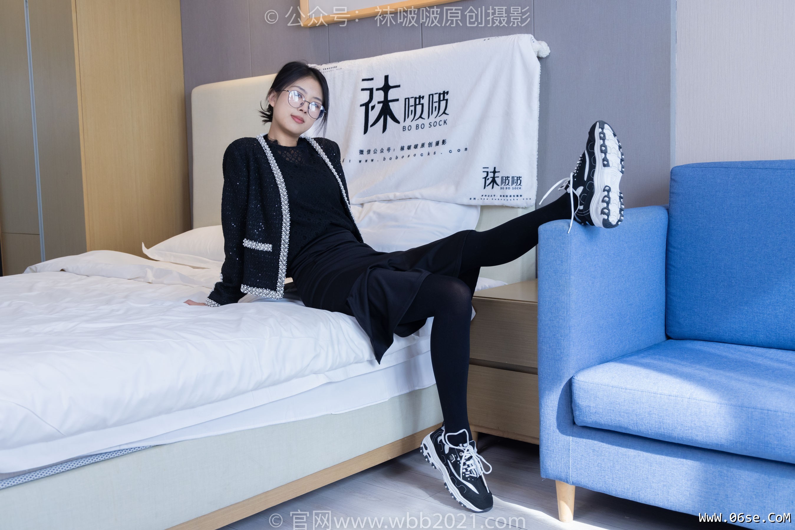 图片[32]-BoBoSocks袜啵啵 No.378 奶油 -短靴、运动鞋、厚黑丝、厚灰丝[190P]-六色网