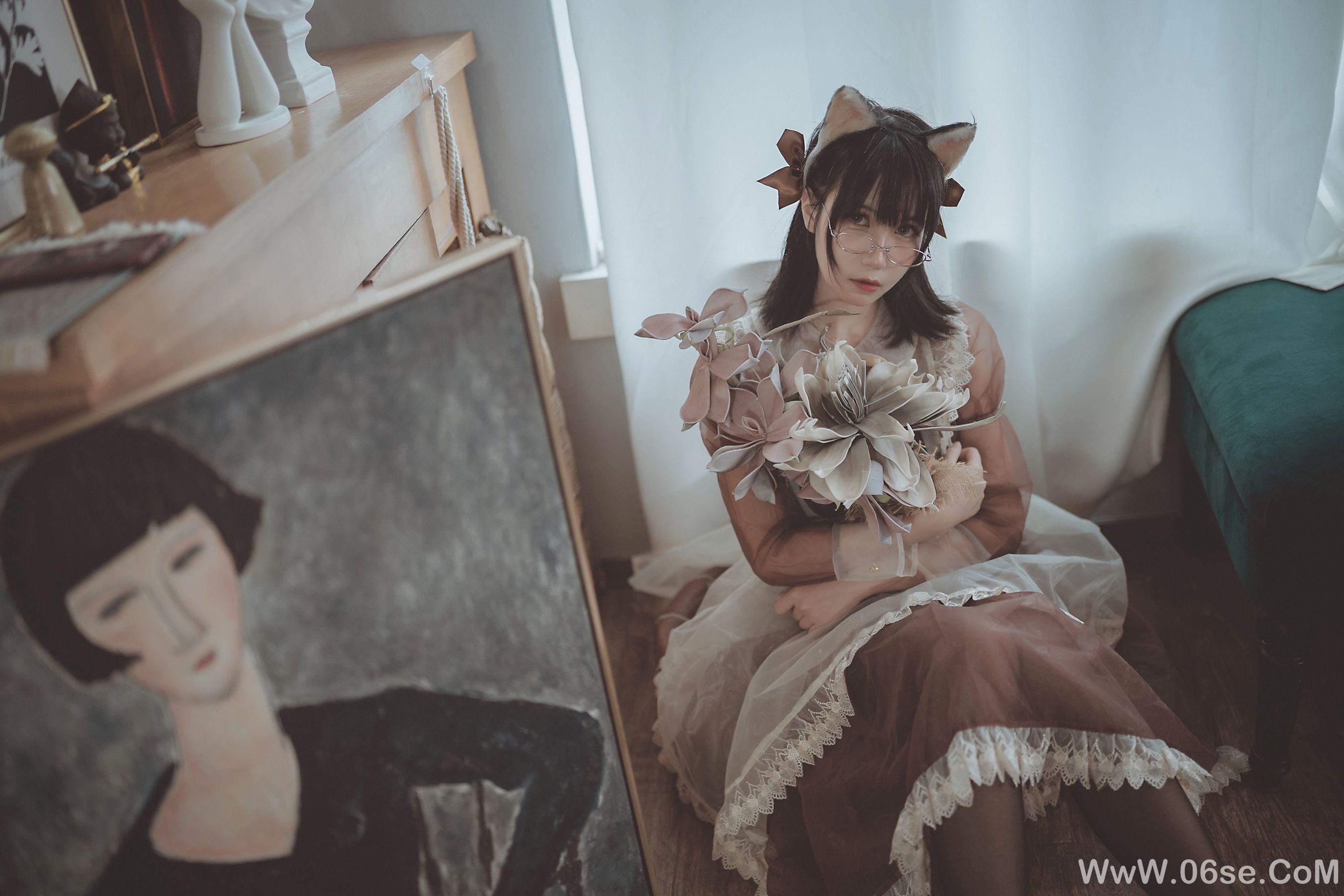 图片[26]-COSER美女逐月su 透明女仆[46P]-六色网