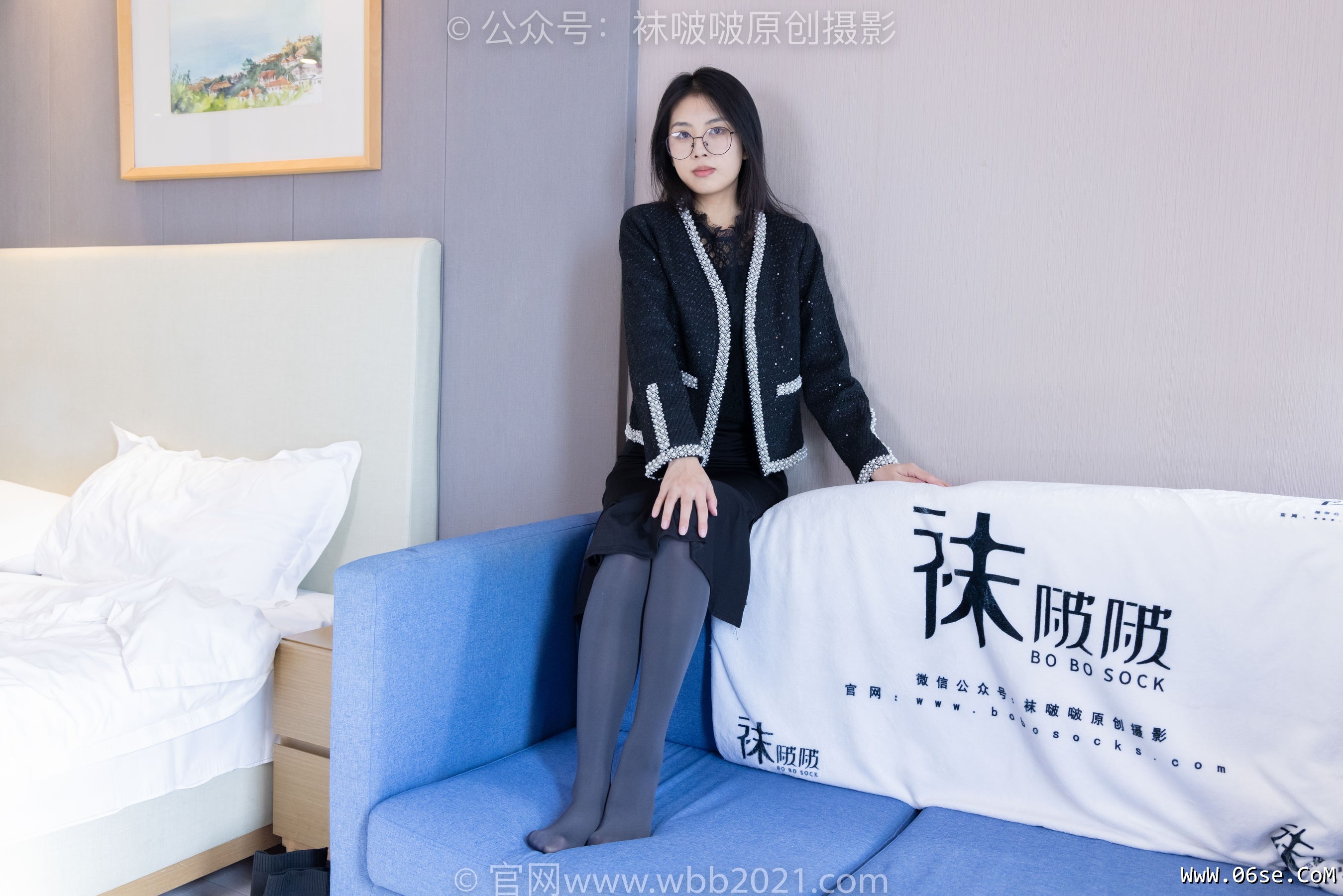 图片[134]-BoBoSocks袜啵啵 No.378 奶油 -短靴、运动鞋、厚黑丝、厚灰丝[190P]-六色网