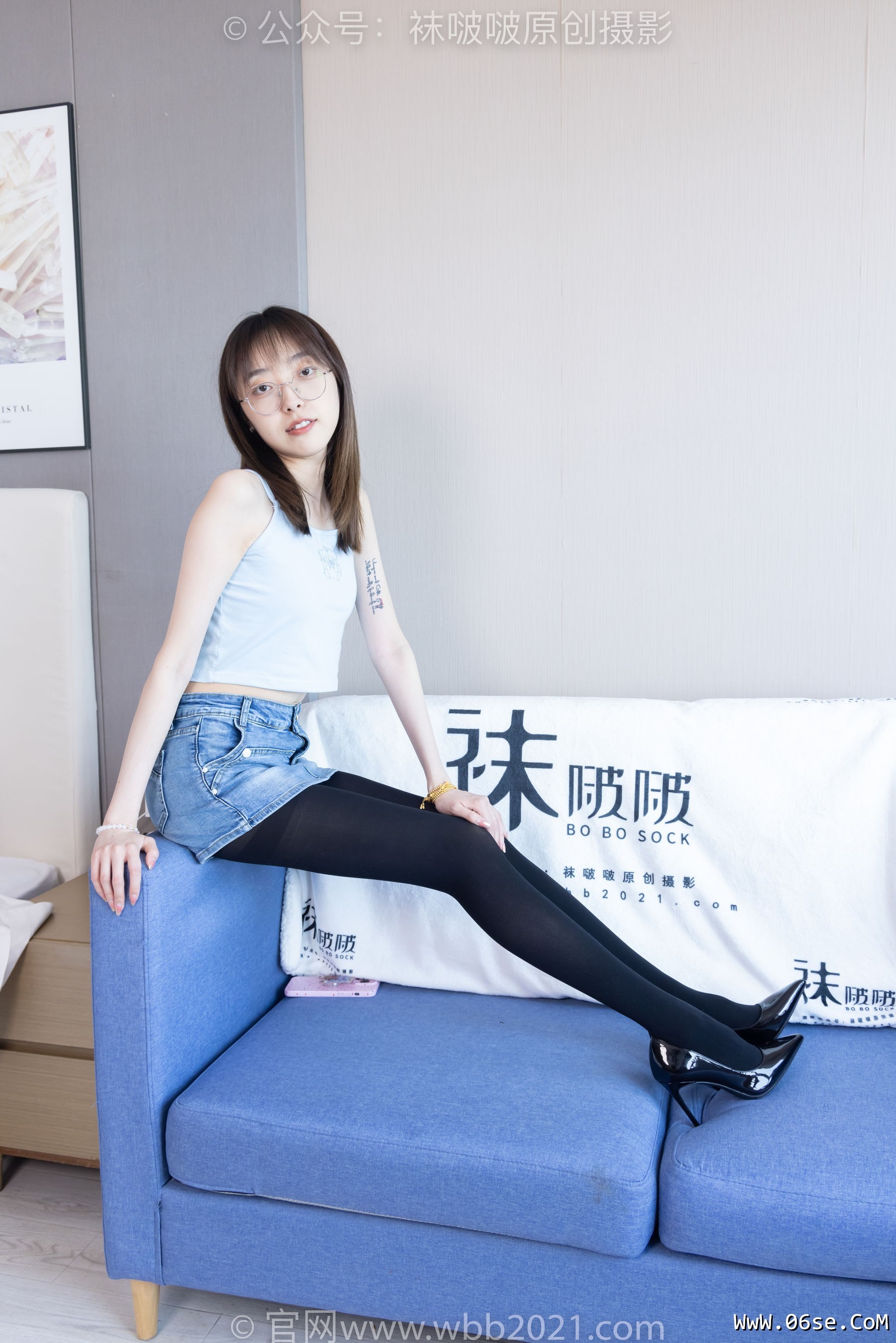 图片[90]-BoBoSocks袜啵啵 No.385 稚予 -高跟鞋、皮鞋、运动鞋、厚黑丝[180P]-六色网