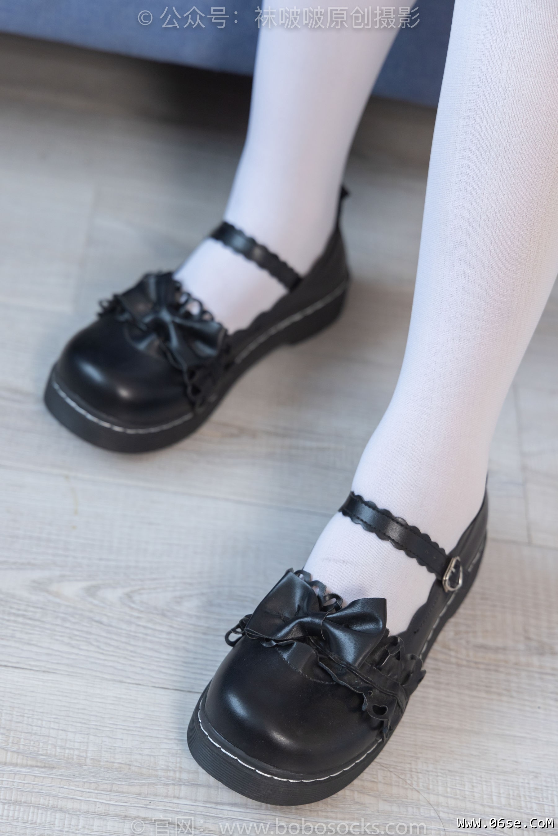 图片[122]-BoBoSocks袜啵啵 No.160 小淳-匡威板鞋、黑皮鞋、短肉丝、白丝小腿袜[140P]-六色网
