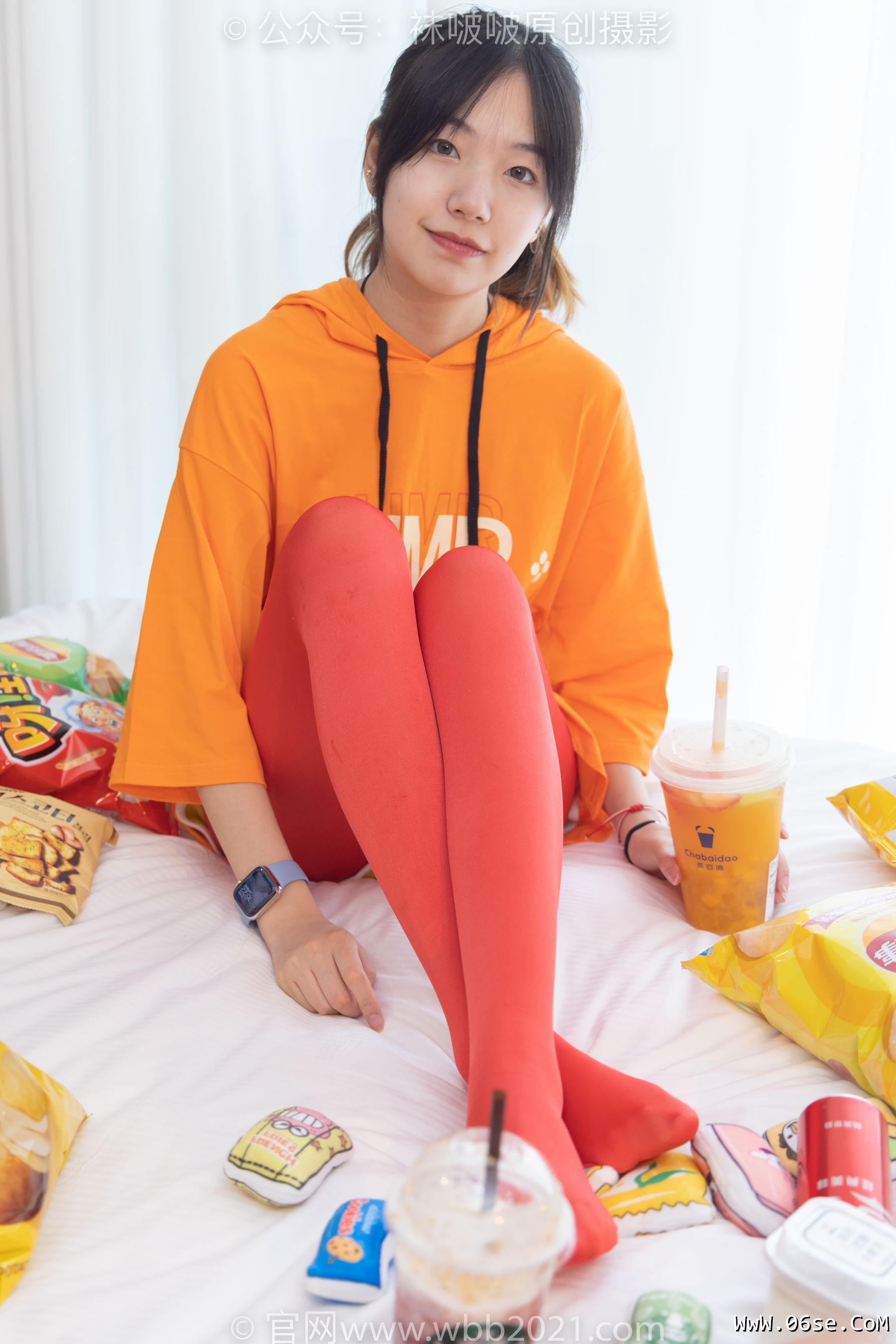 图片[154]-BoBoSocks袜啵啵 No.274 小甜豆稚予 -感谢陪伴，假期快乐哦[184P]-六色网
