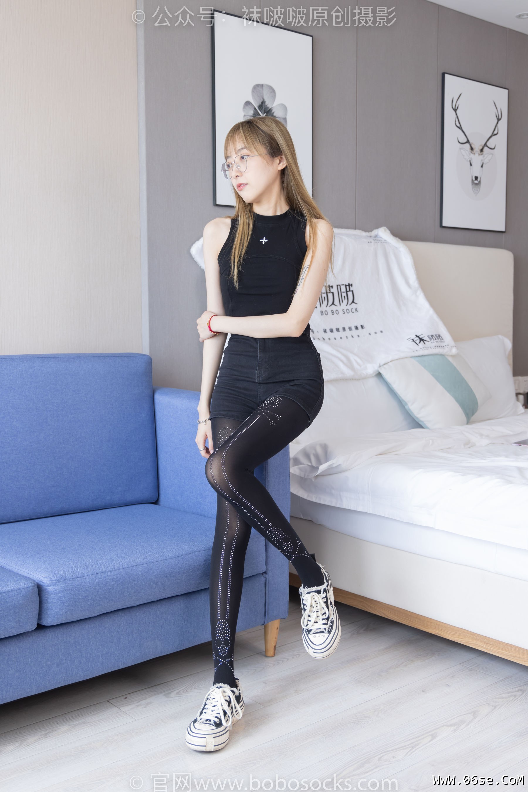 图片[114]-BoBoSocks袜啵啵 No.219 稚予-板鞋、拖鞋、厚黑丝、蕾丝黑丝[140P]-六色网