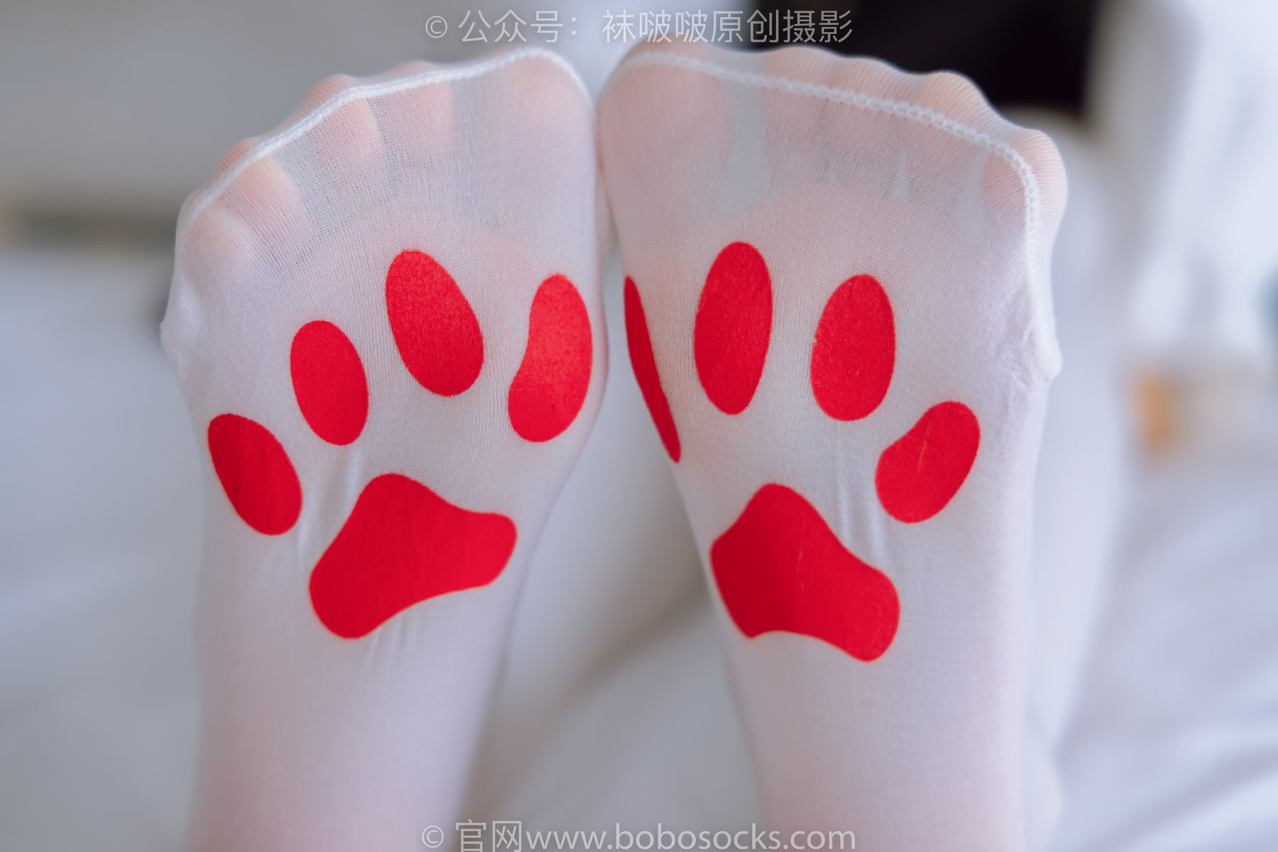 图片[117]-BoBoSocks袜啵啵 No.177 稚予-皮鞋、厚白丝（脚底猫爪印款）[140P]-六色网