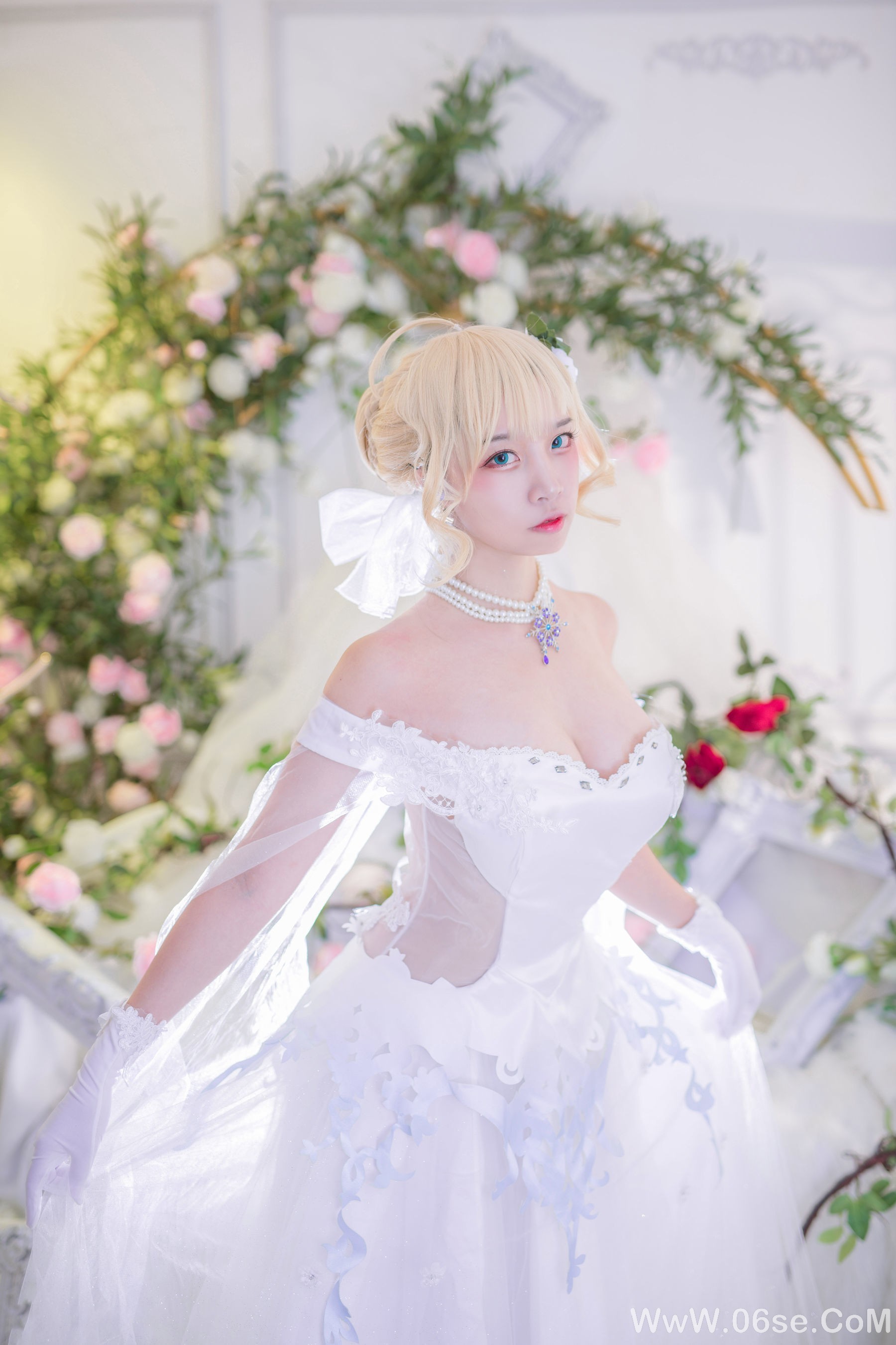 图片[8]-人气Coser二佐Nisa 花嫁[30P]-六色网