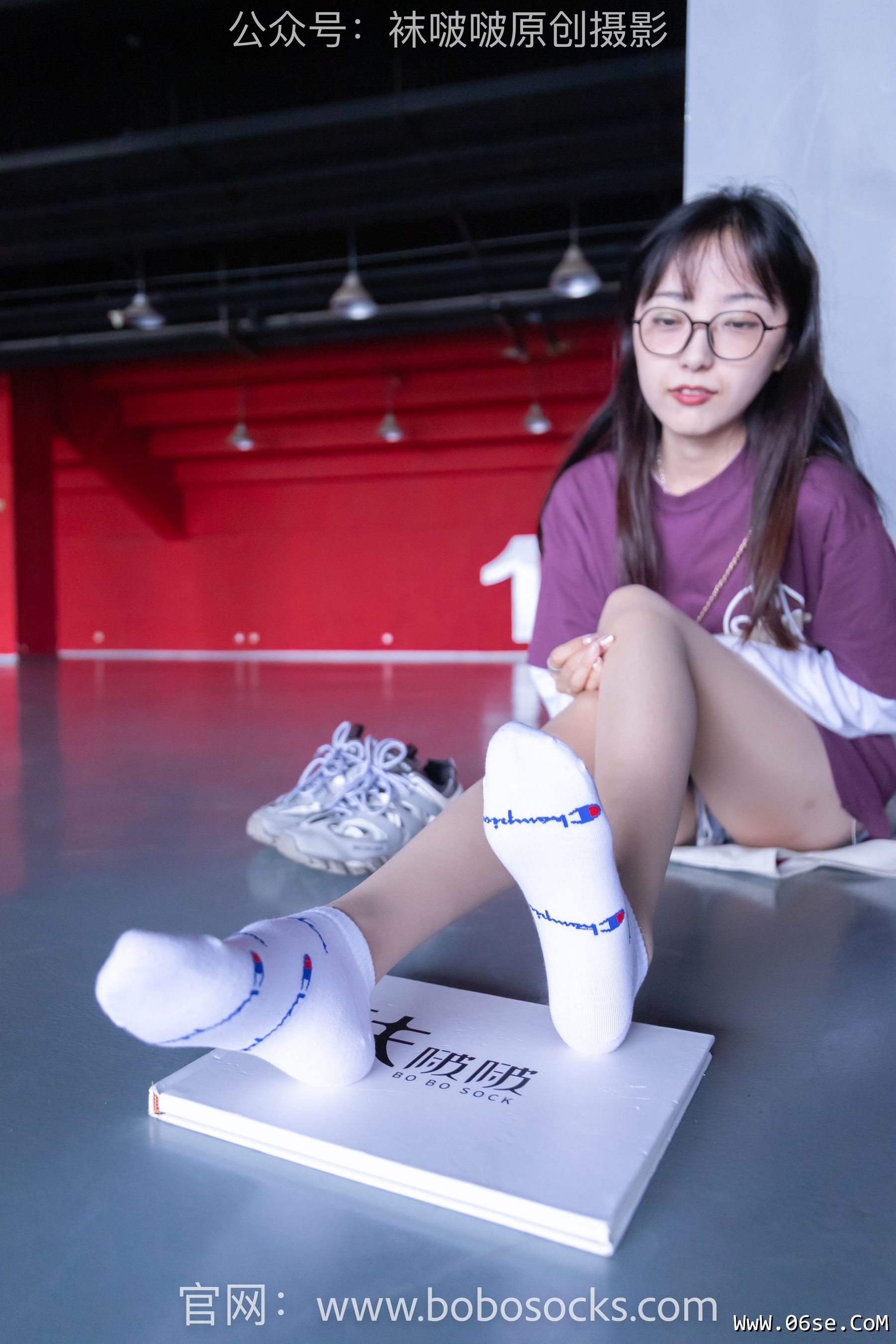 图片[73]-BoBoSocks袜啵啵 积分限定作品010 稚予-巴黎世家运动鞋、白棉袜、肉丝[144P]-六色网