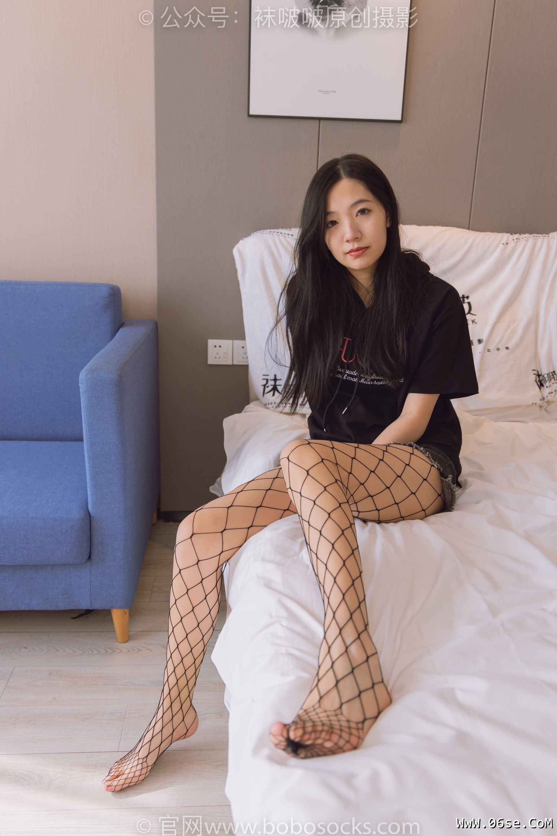 图片[11]-BoBoSocks袜啵啵 No.203 三双靴子、黑丝、网袜[144P]-六色网