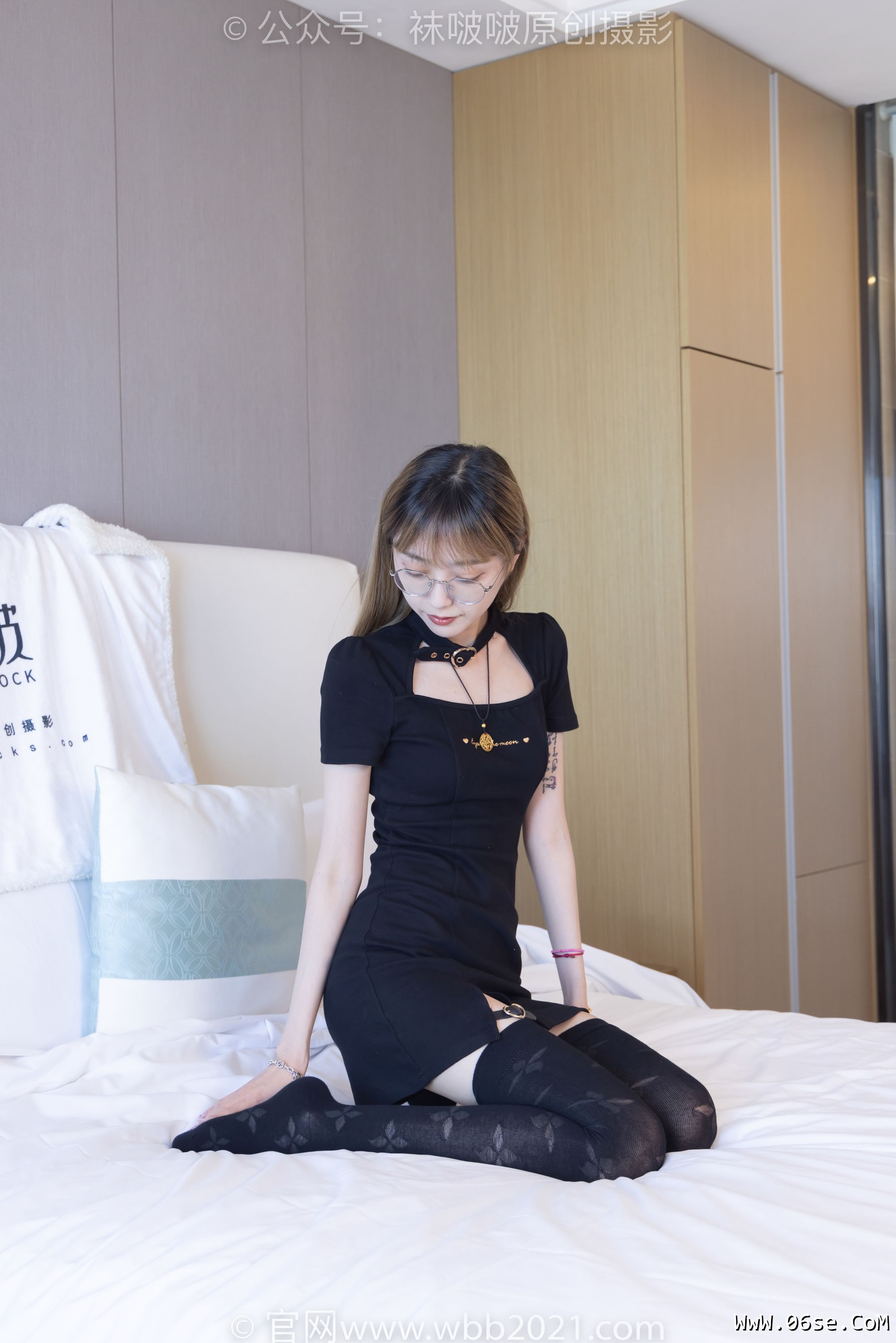 图片[104]-BoBoSocks袜啵啵 No.270 稚予 -高跟鞋、皮鞋、厚黑丝、黑色大腿棉袜[149P]-六色网