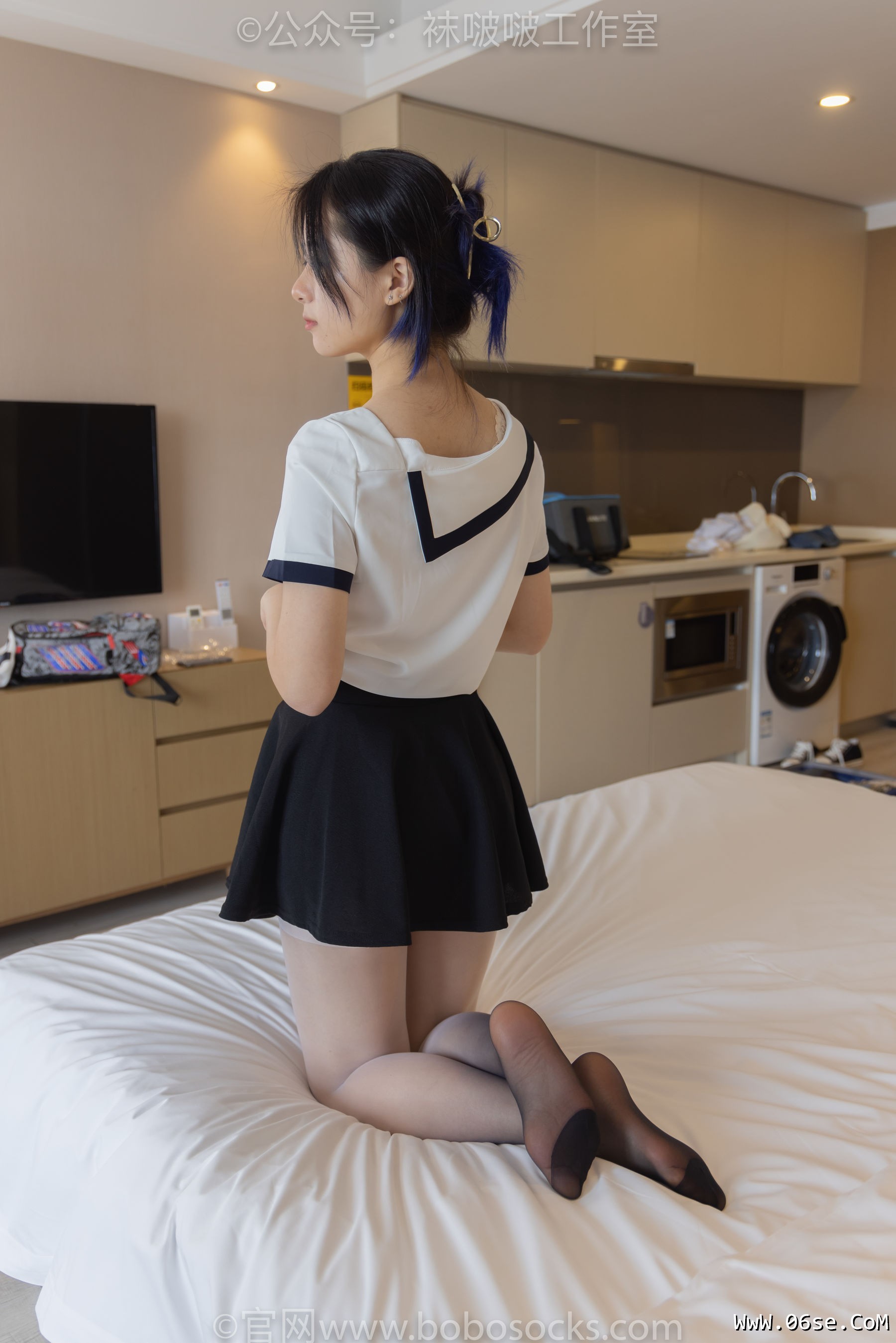 图片[87]-BoBoSocks袜啵啵 No.089 小淳-高跟鞋、黑白渐变丝袜[140P]-六色网