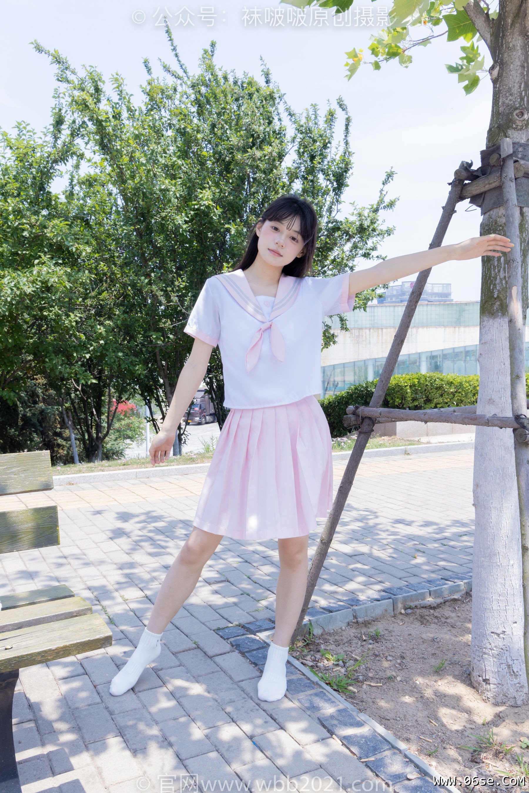 图片[117]-BoBoSocks袜啵啵 No.399 糯米 -皮鞋、白棉袜、jk制服[145P]-六色网