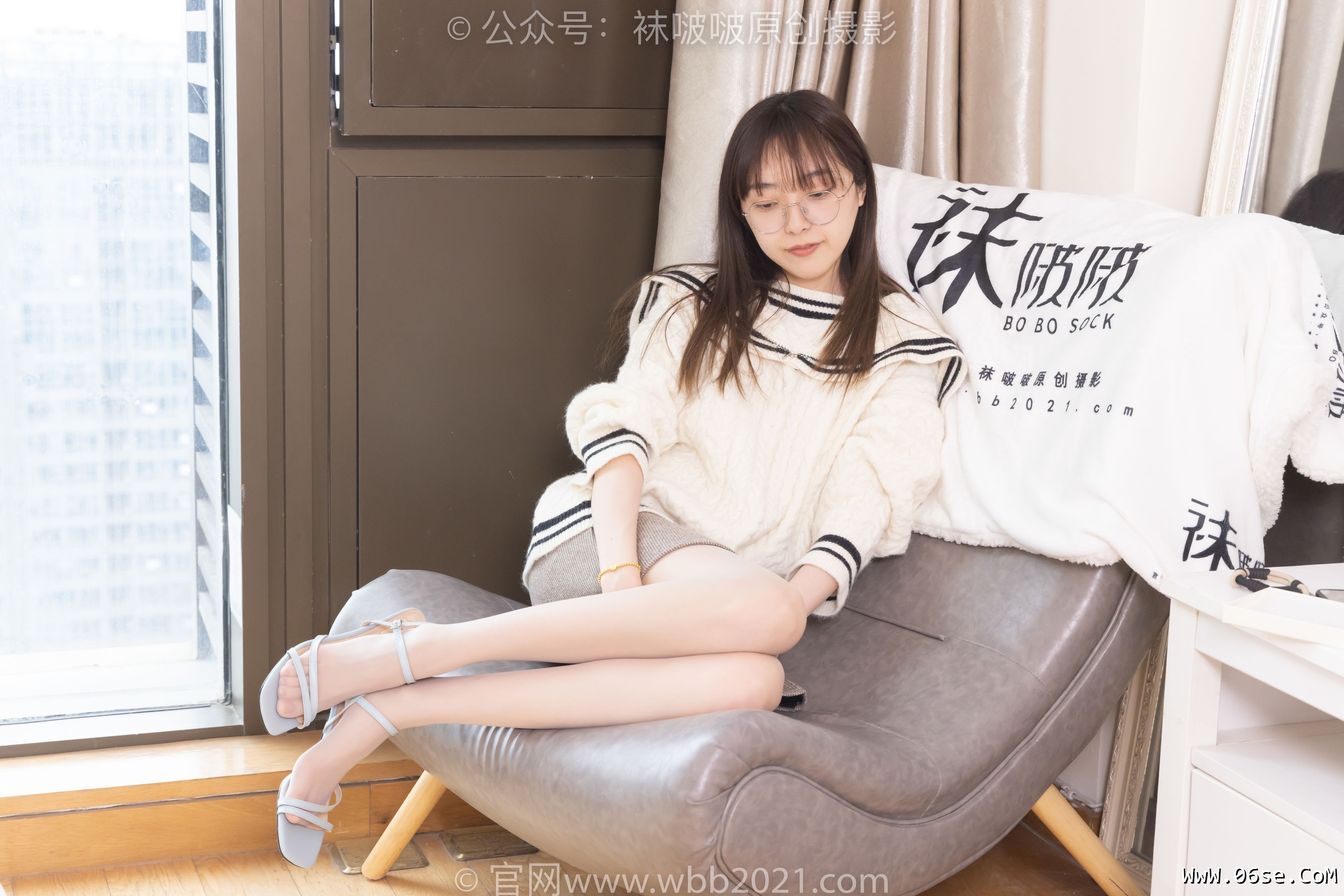 图片[38]-BoBoSocks袜啵啵 No.361 稚予 -高跟凉鞋、平底鞋、超薄黑丝、灰丝[160P]-六色网