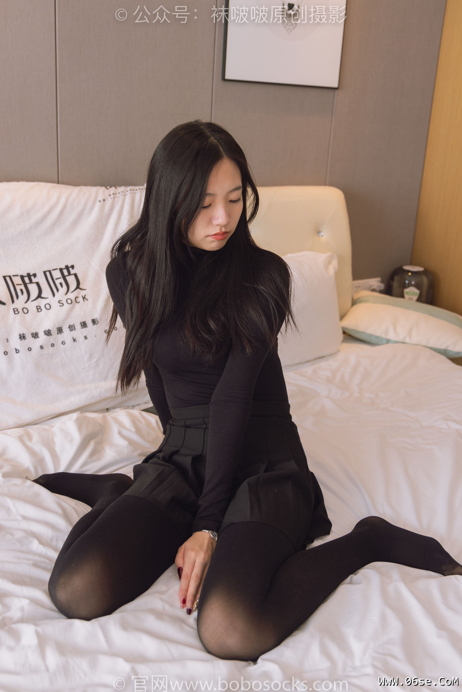 图片[10]-BoBoSocks袜啵啵 No.184 小甜豆-黑皮鞋、厚黑丝[140P]-六色网