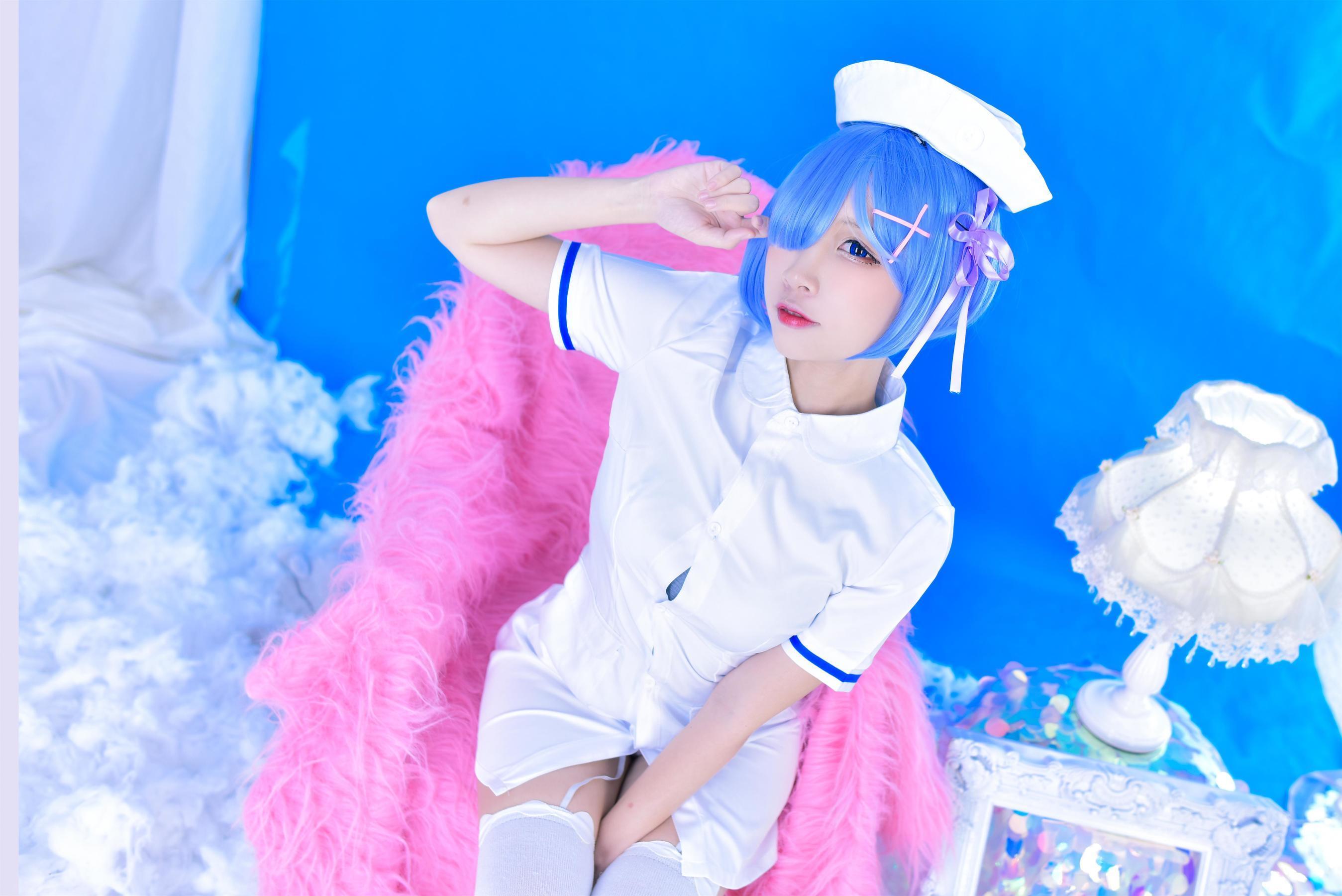 图片[12]-人气Coser二佐Nisa 蕾姆护士[31P]-六色网