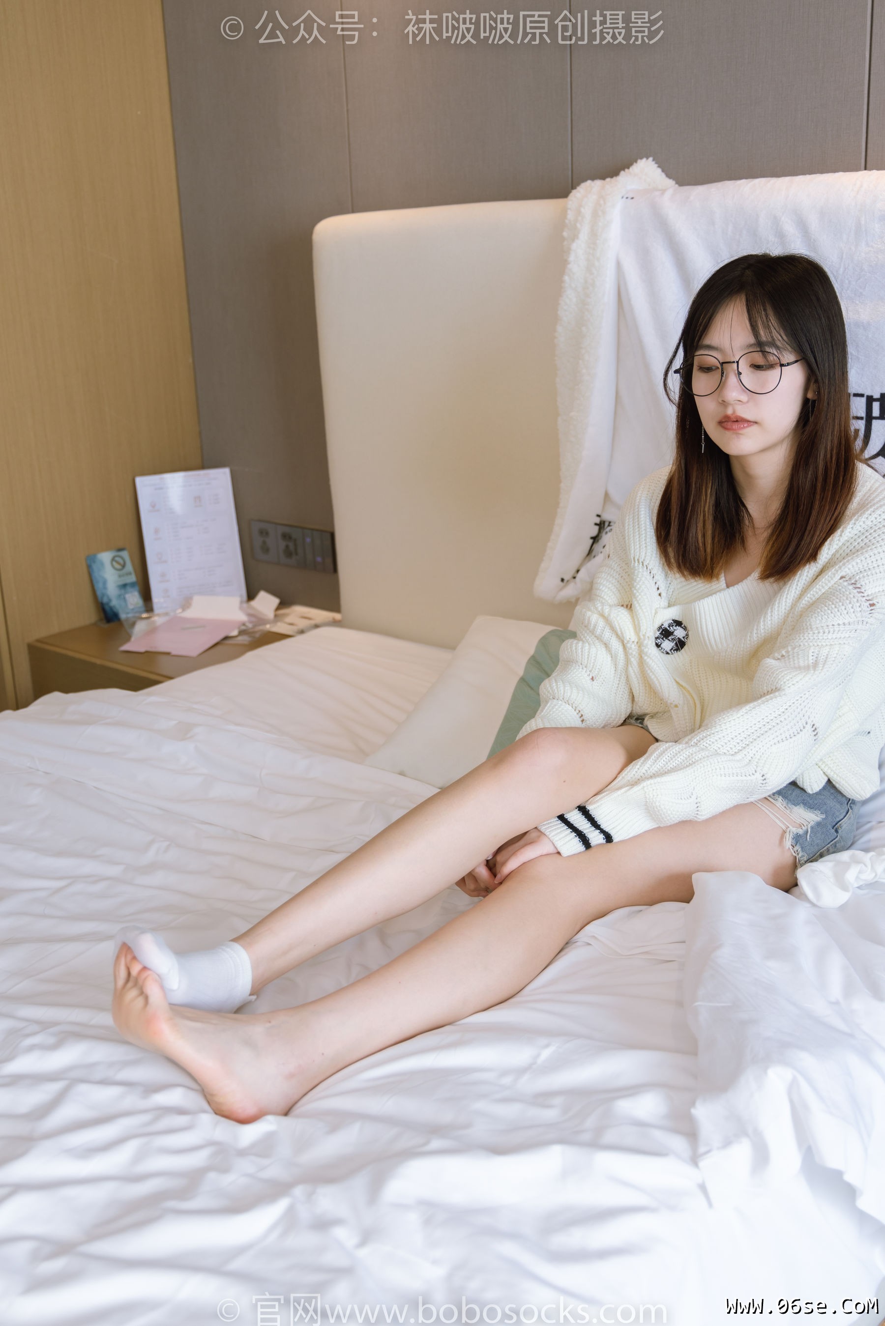 图片[47]-BoBoSocks袜啵啵 No.222 小甜豆-长靴、白棉袜、裸足[180P]-六色网