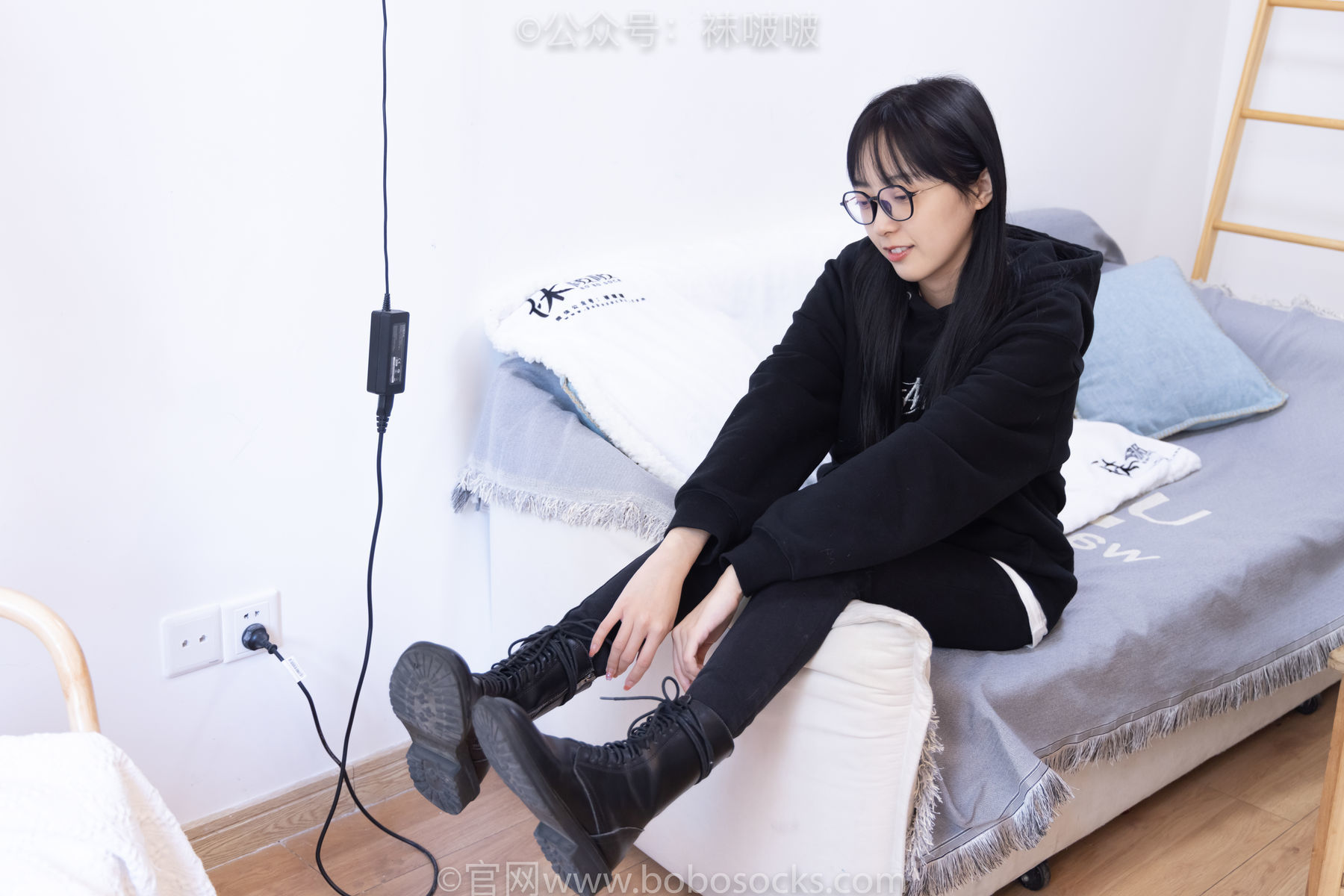 图片[10]-BoBoSocks袜啵啵 No.061 稚予-短靴、白棉袜、裸足[145P]-六色网