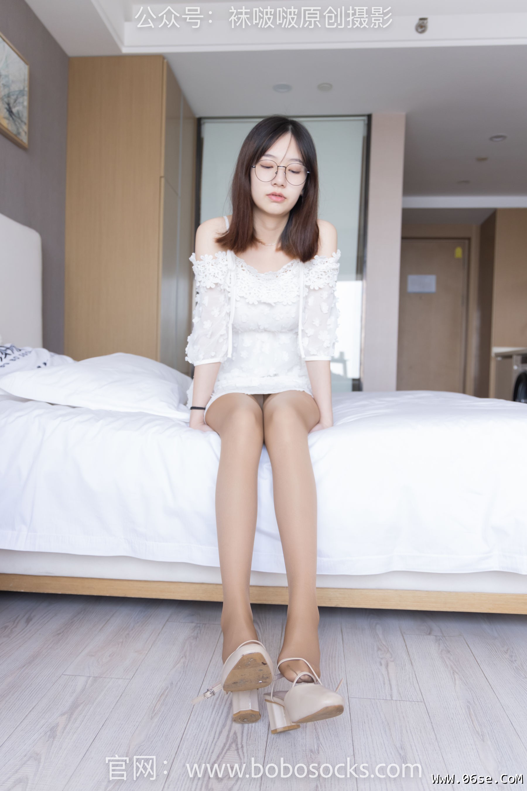 图片[114]-BoBoSocks袜啵啵 No.149 小甜豆-高跟鞋、咖啡色丝袜、肉丝打底[149P]-六色网