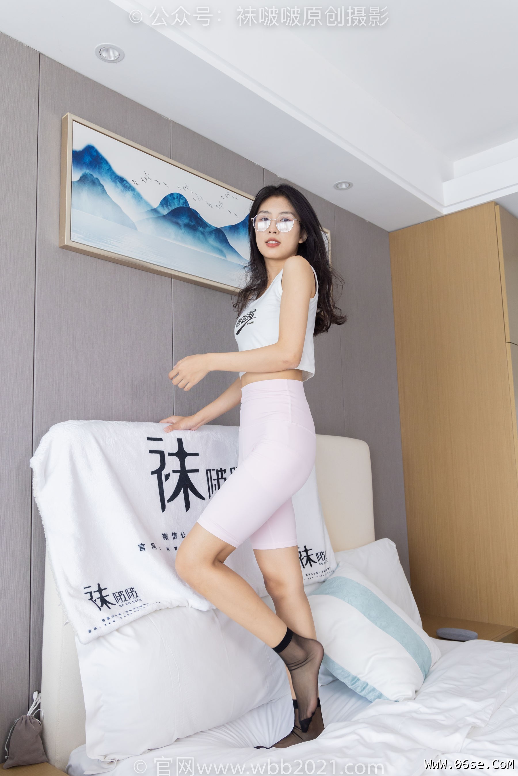 图片[50]-BoBoSocks袜啵啵 No.301 奶油 -两双板鞋、白棉袜、短黑丝、裸足[240P]-六色网