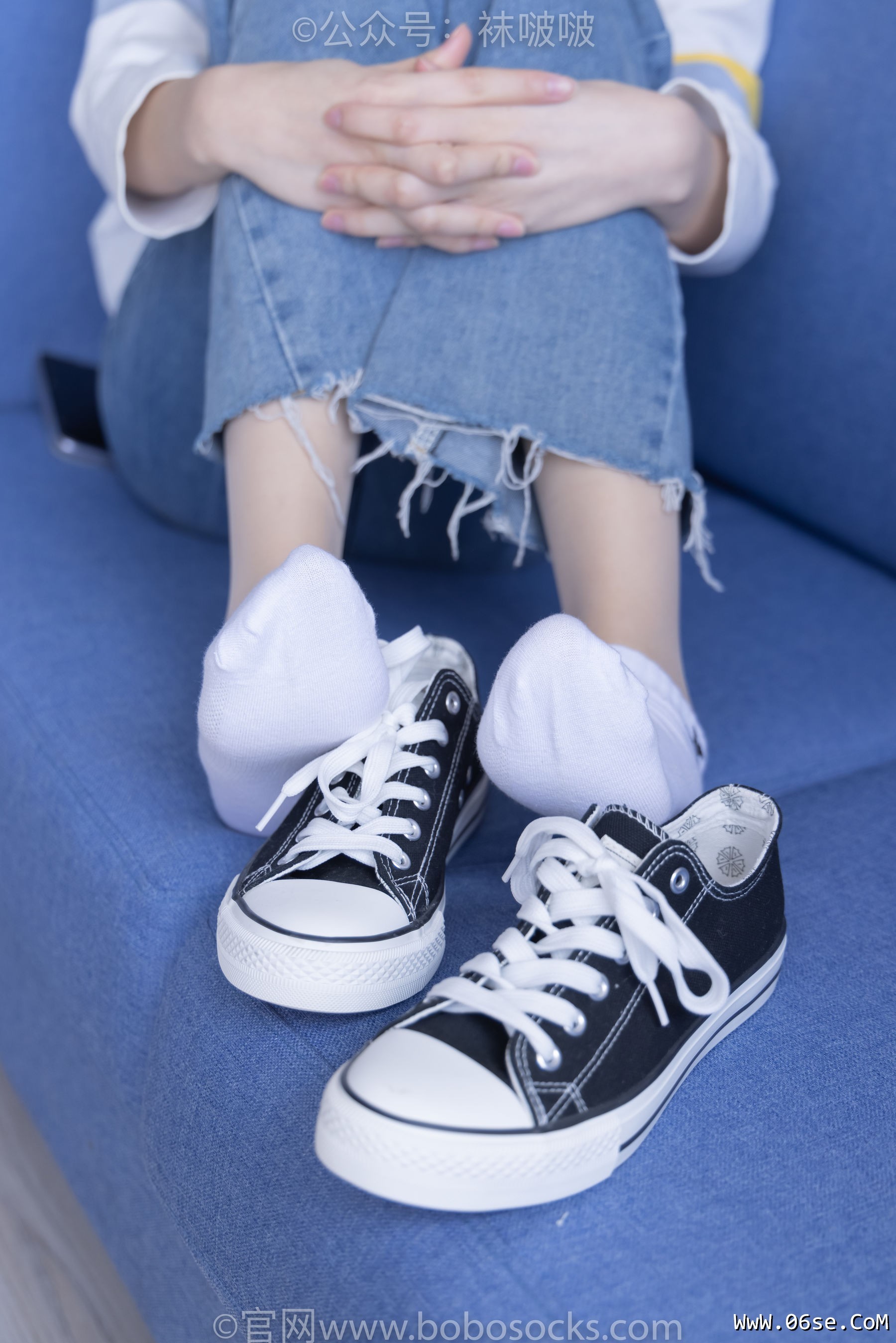图片[46]-BoBoSocks袜啵啵 No.080 小甜豆-帆布鞋、白棉袜、肉丝[140P]-六色网