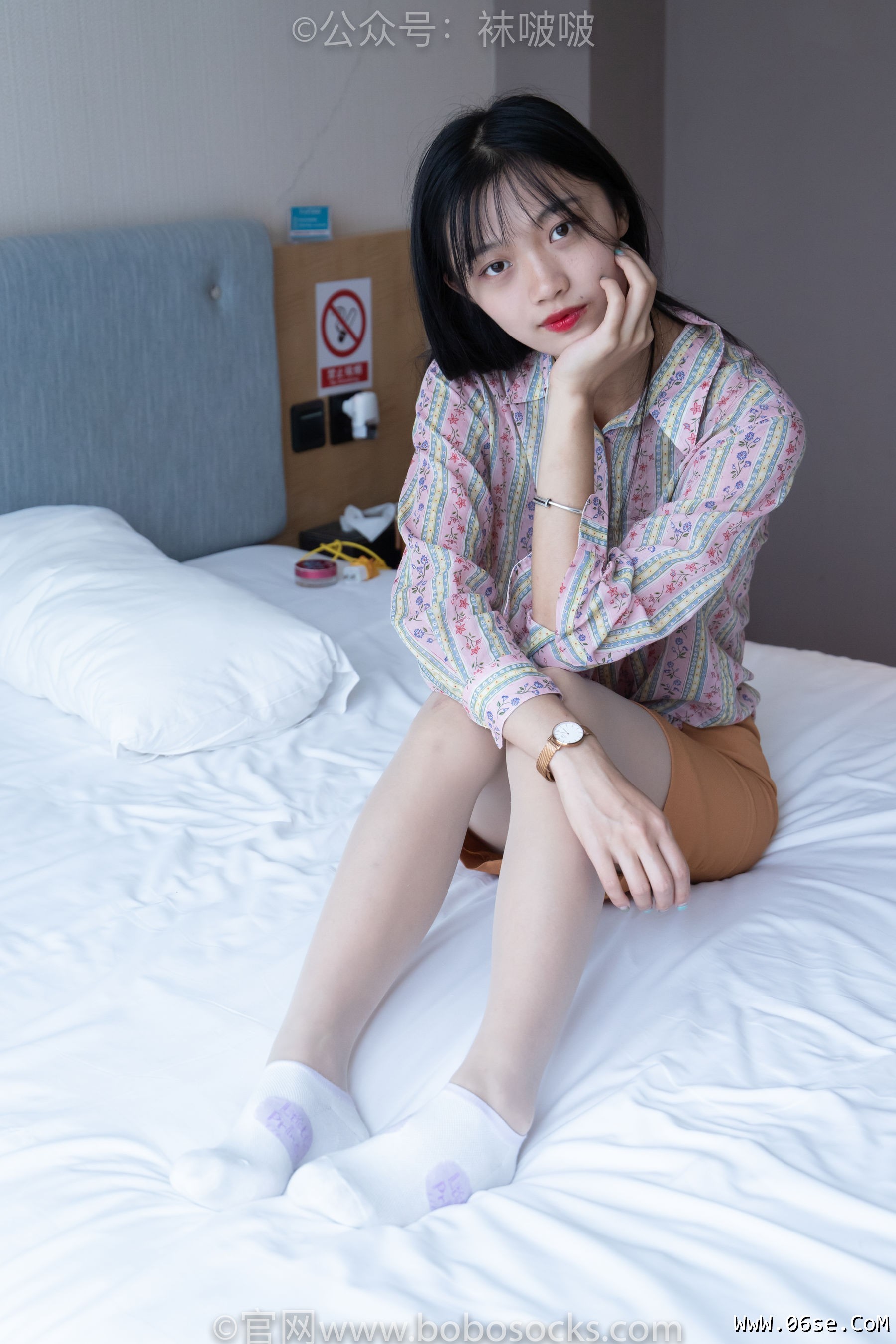 图片[68]-BoBoSocks袜啵啵 No.008 涵涵-帆布鞋、白色短棉袜、肉丝[139P]-六色网