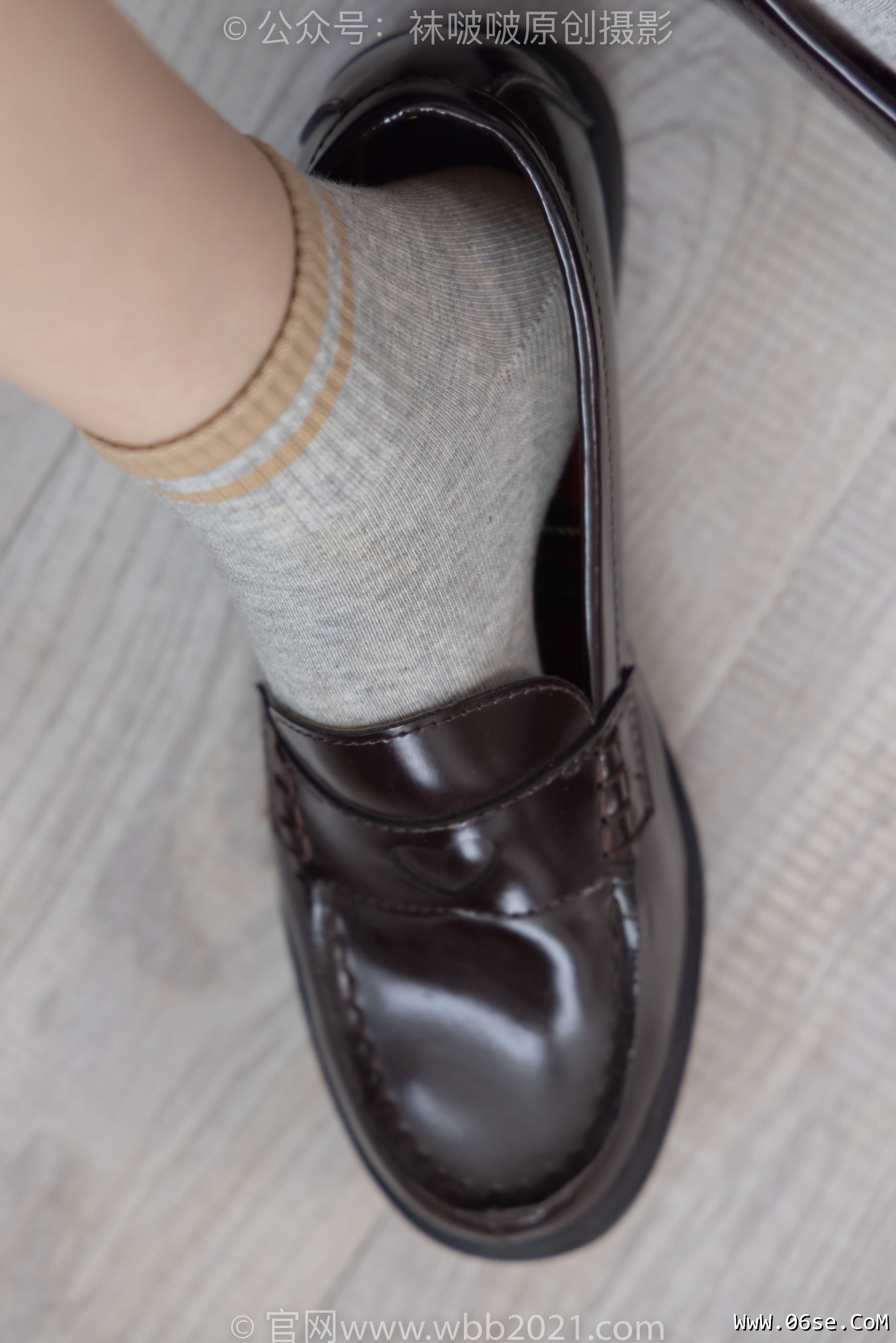 图片[2]-BoBoSocks袜啵啵 No.250 稚予 -板鞋、皮鞋、白棉袜、灰棉袜[144P]-六色网